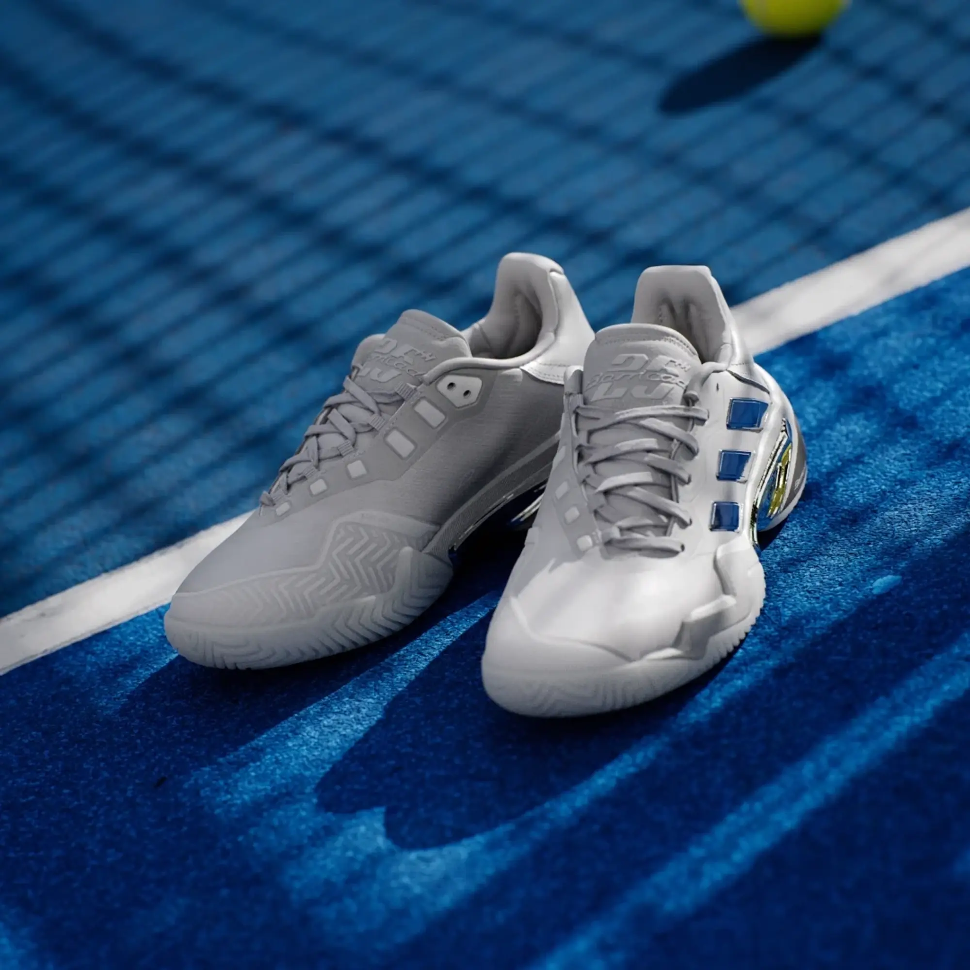 adidas Barricade 13 Silver Edition Tennis Shoes