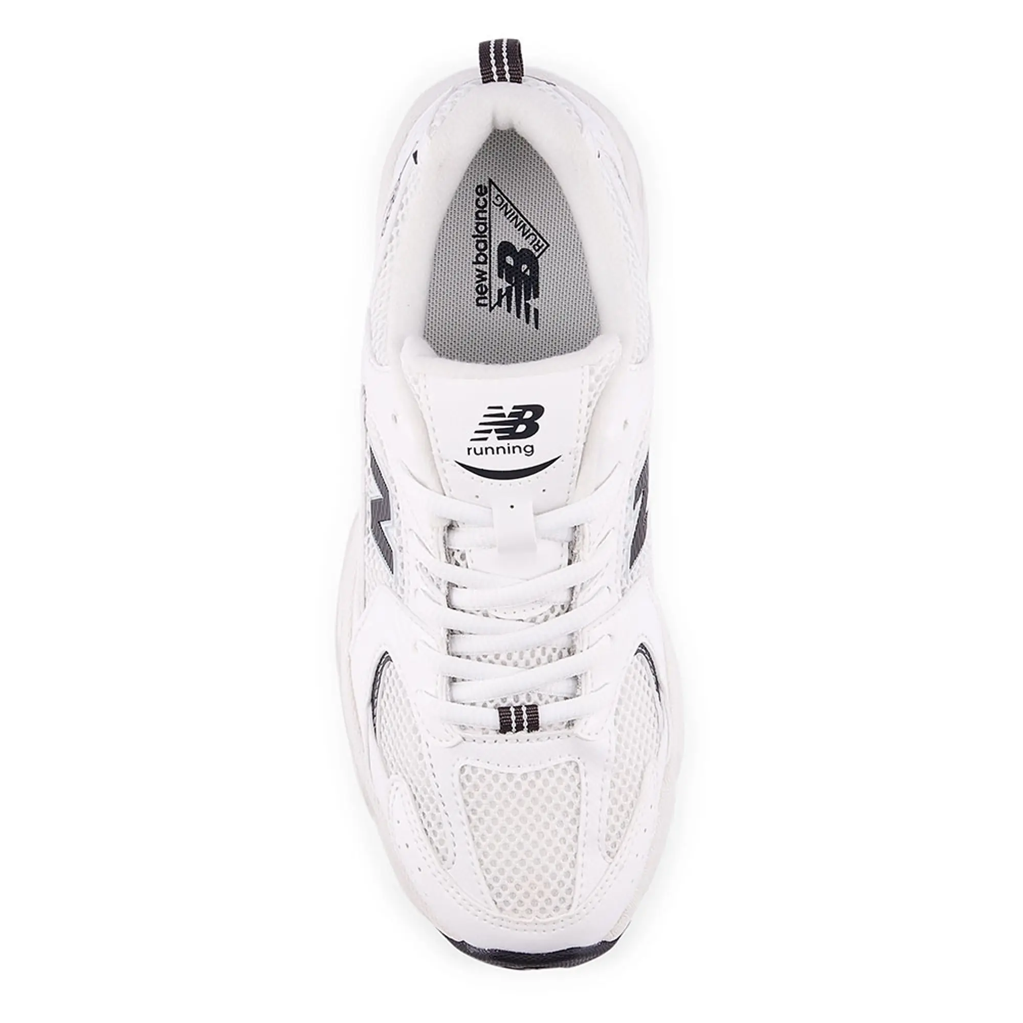 New Balance Kids' 530 LACE in Grey/Black Synthetic