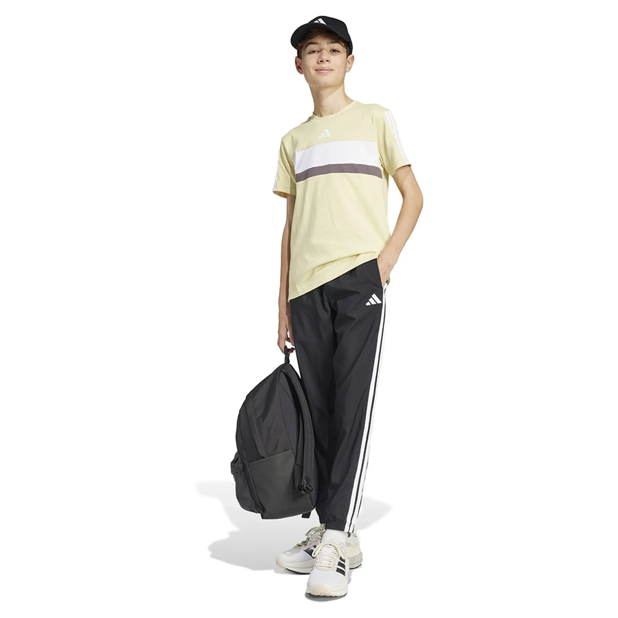 Adidas Seasonal Essentials Tiberio 3 Stripes Short Sleeve T-shirt