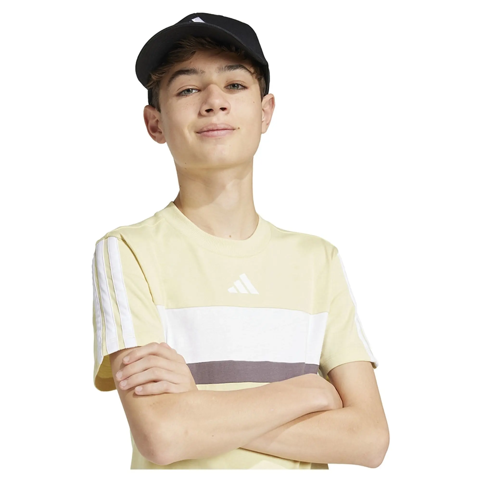 Adidas Seasonal Essentials Tiberio 3 Stripes Short Sleeve T-shirt