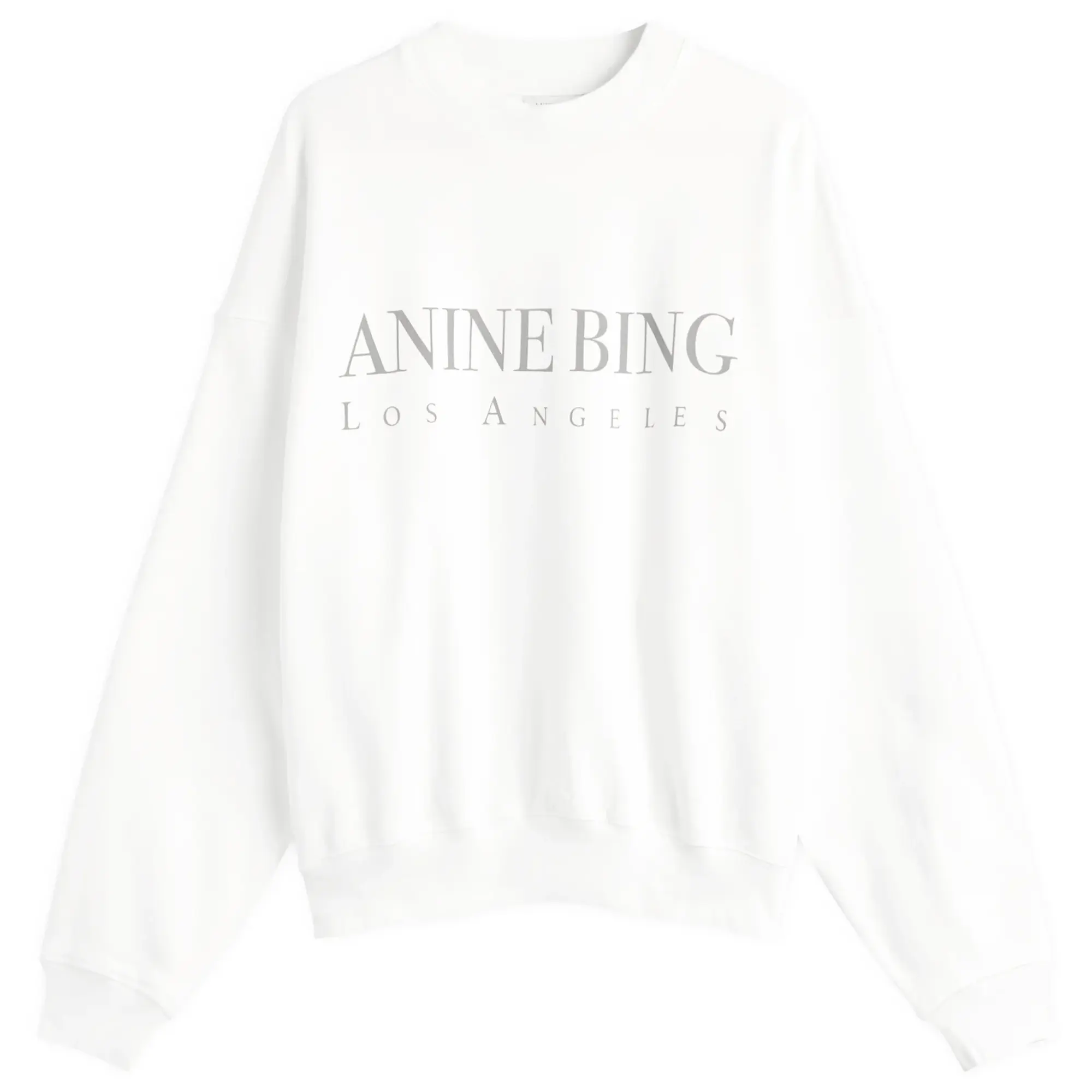 Anine Bing Women's Jaci Los Angeles Sweatshirt Ivory