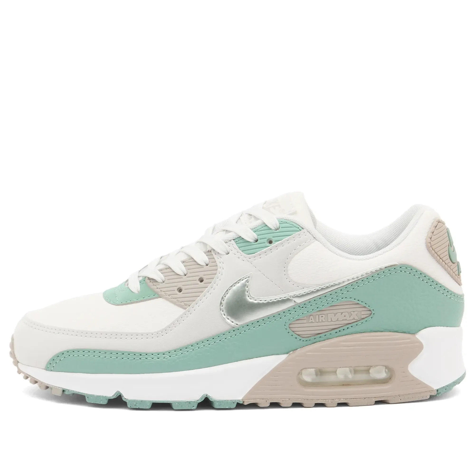 Nike Women's Air Max 90 Nn Prm W Sneaker Dust/Grey/Platinum