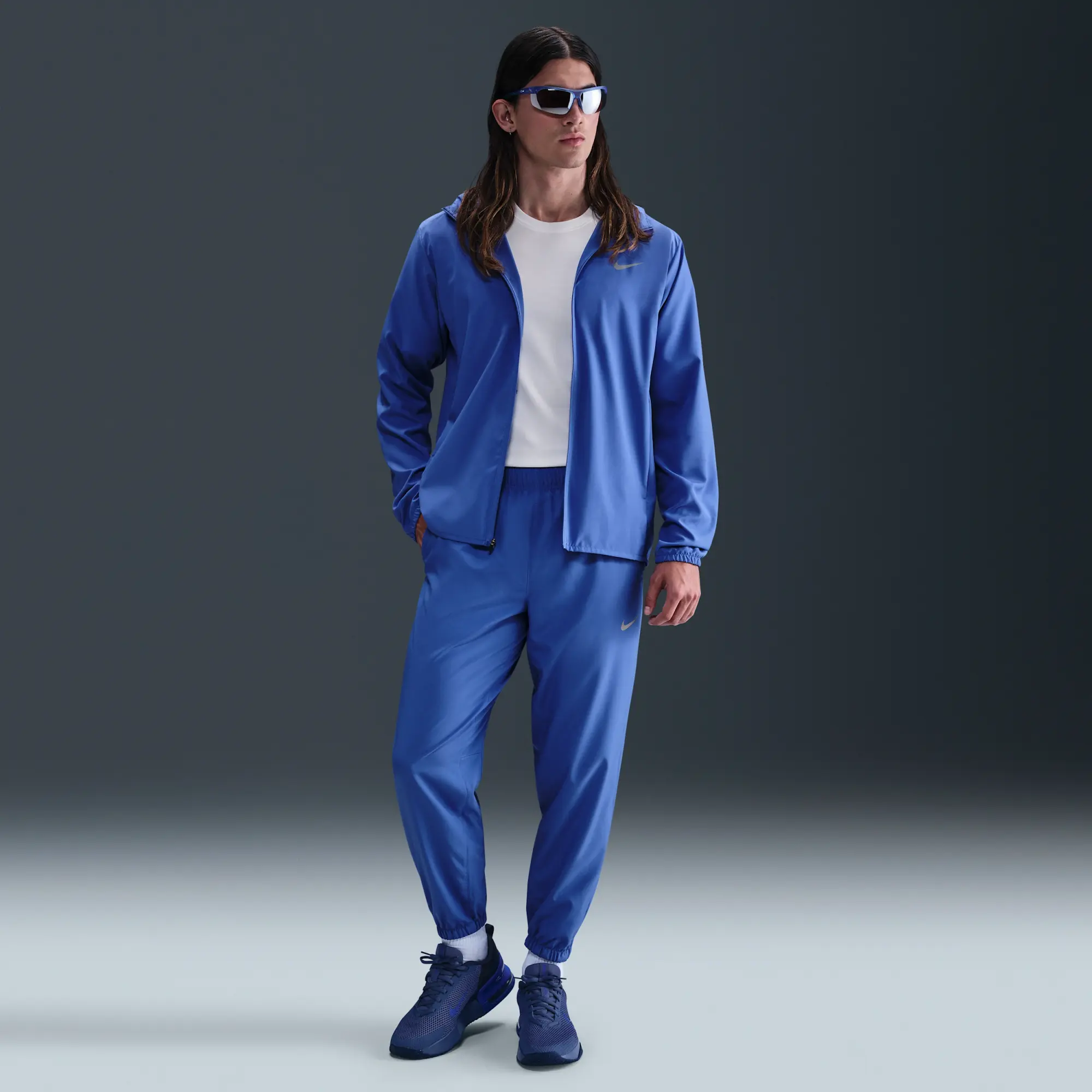 Men's Nike Form Tapered Pant in Blue/Black 
