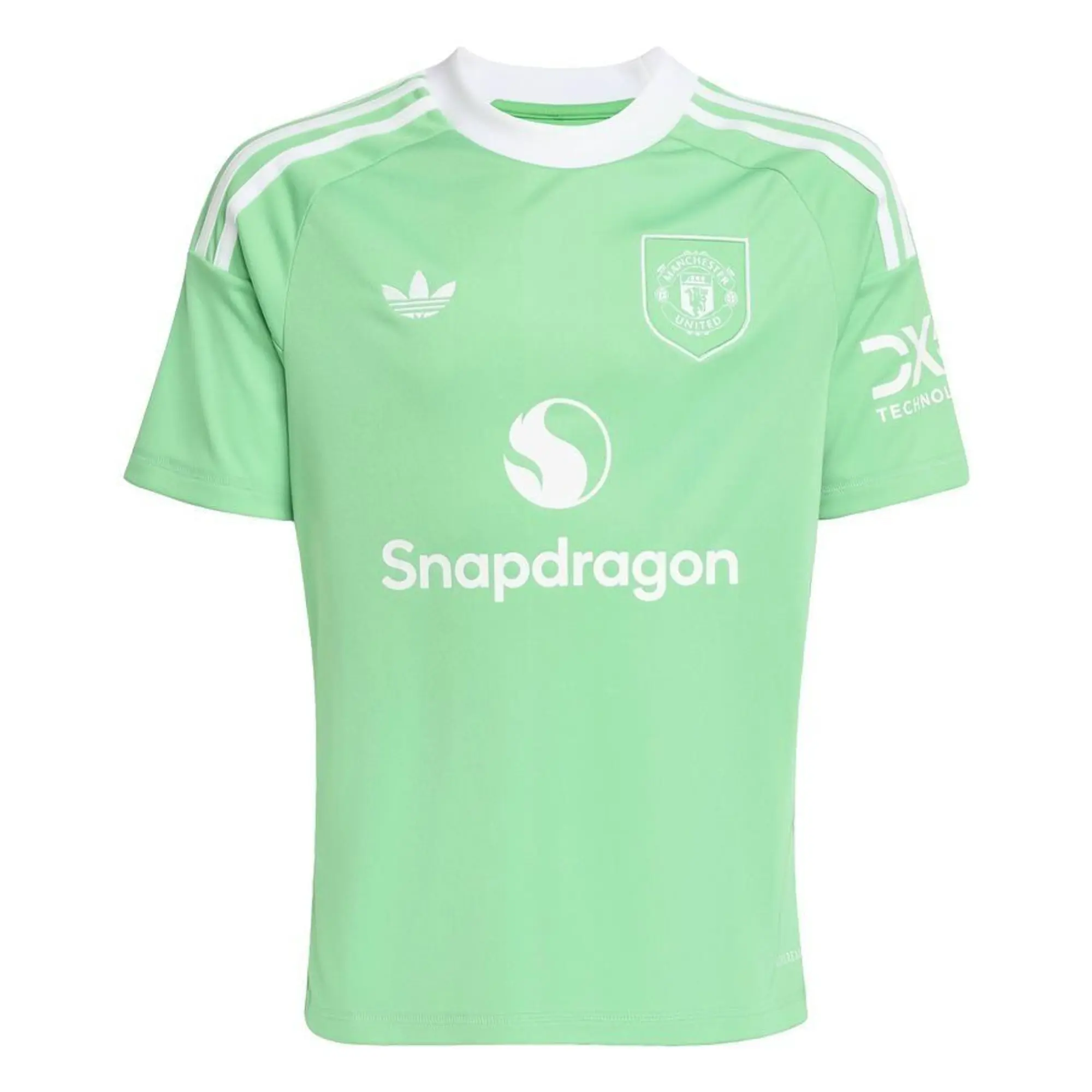 Manchester United 25/26 Third Kids Goalkeeper Jersey Green