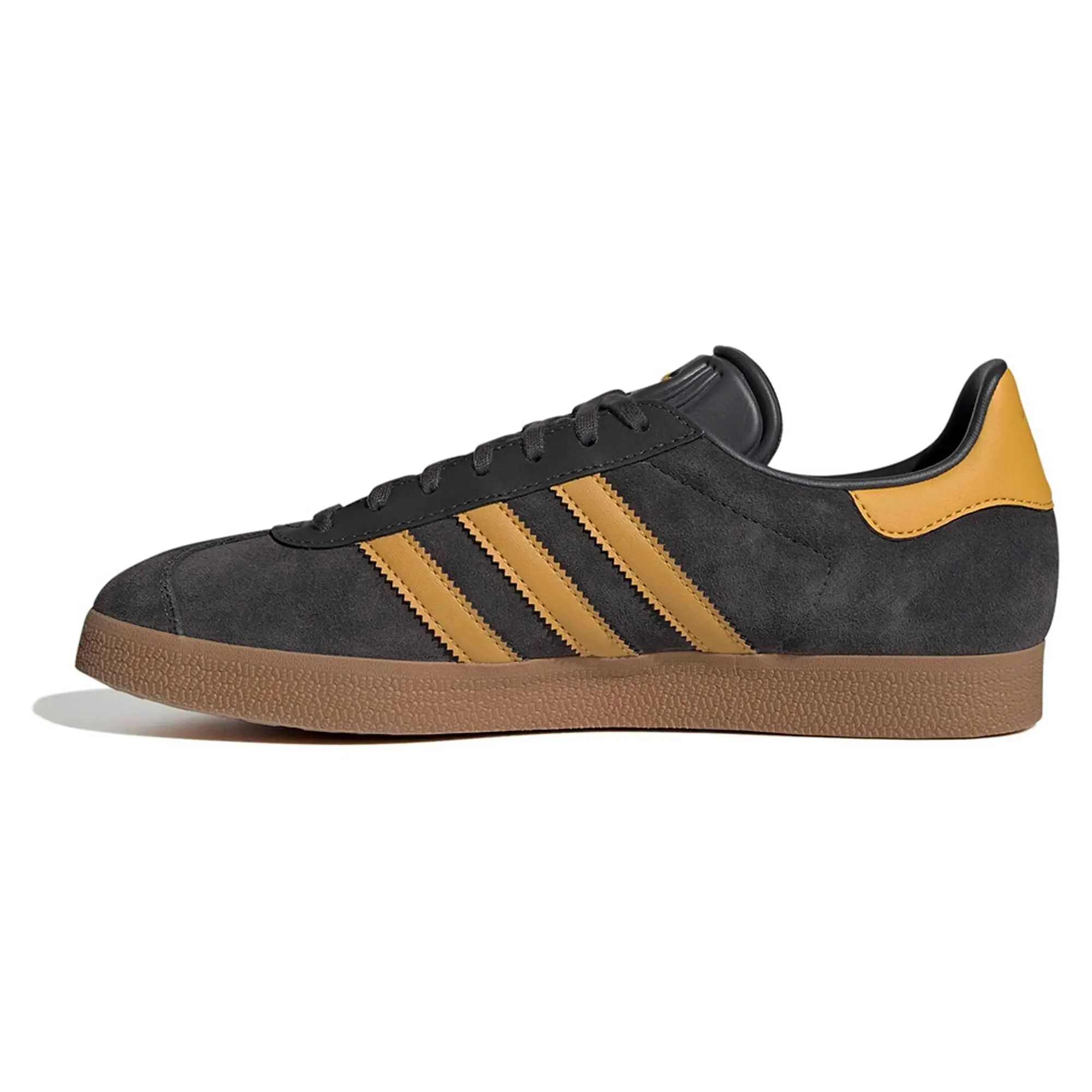 Adidas Gazelle  - Utility Black / Preloved Yellow / Gum 4