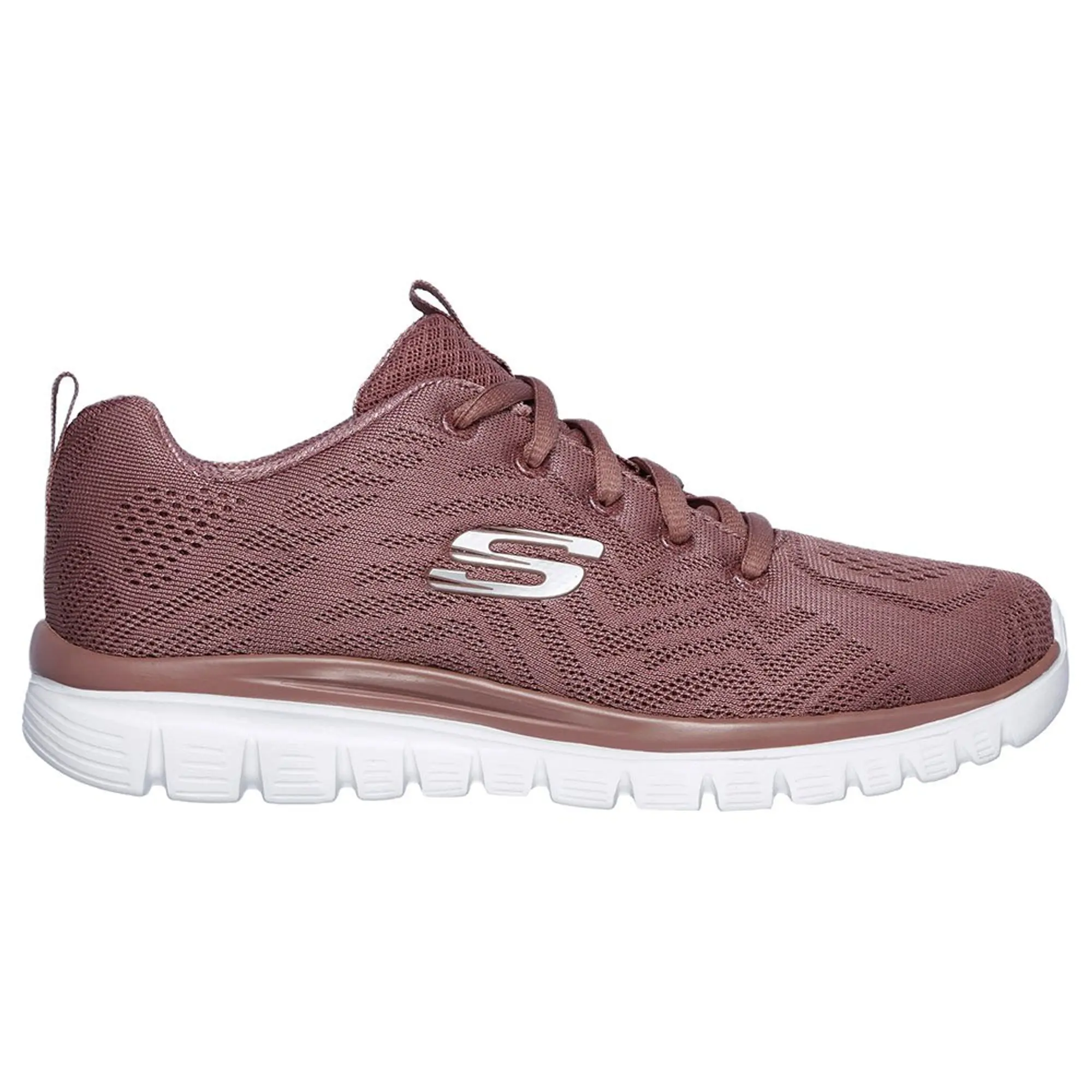 Skechers Women's Graceful - Get Connected Sneaker in Mauve