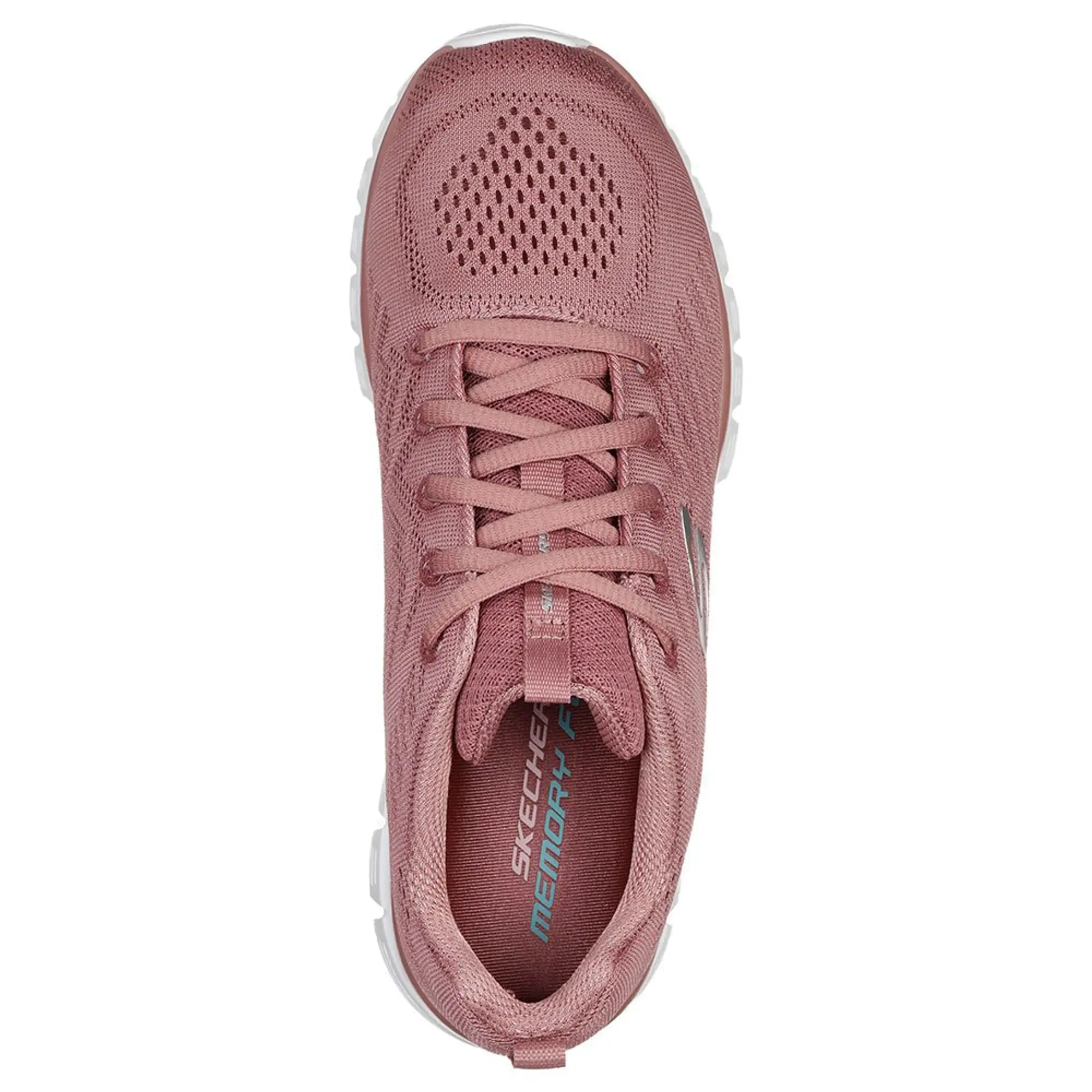 Skechers Women's Graceful - Get Connected Sneaker in Mauve