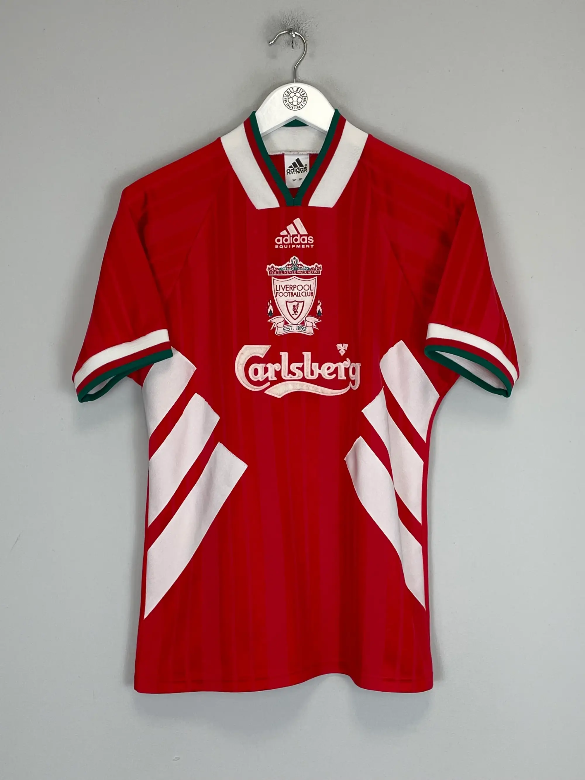 1993/95 LIVERPOOL HOME SHIRT (S) ADIDAS - CULT KITS