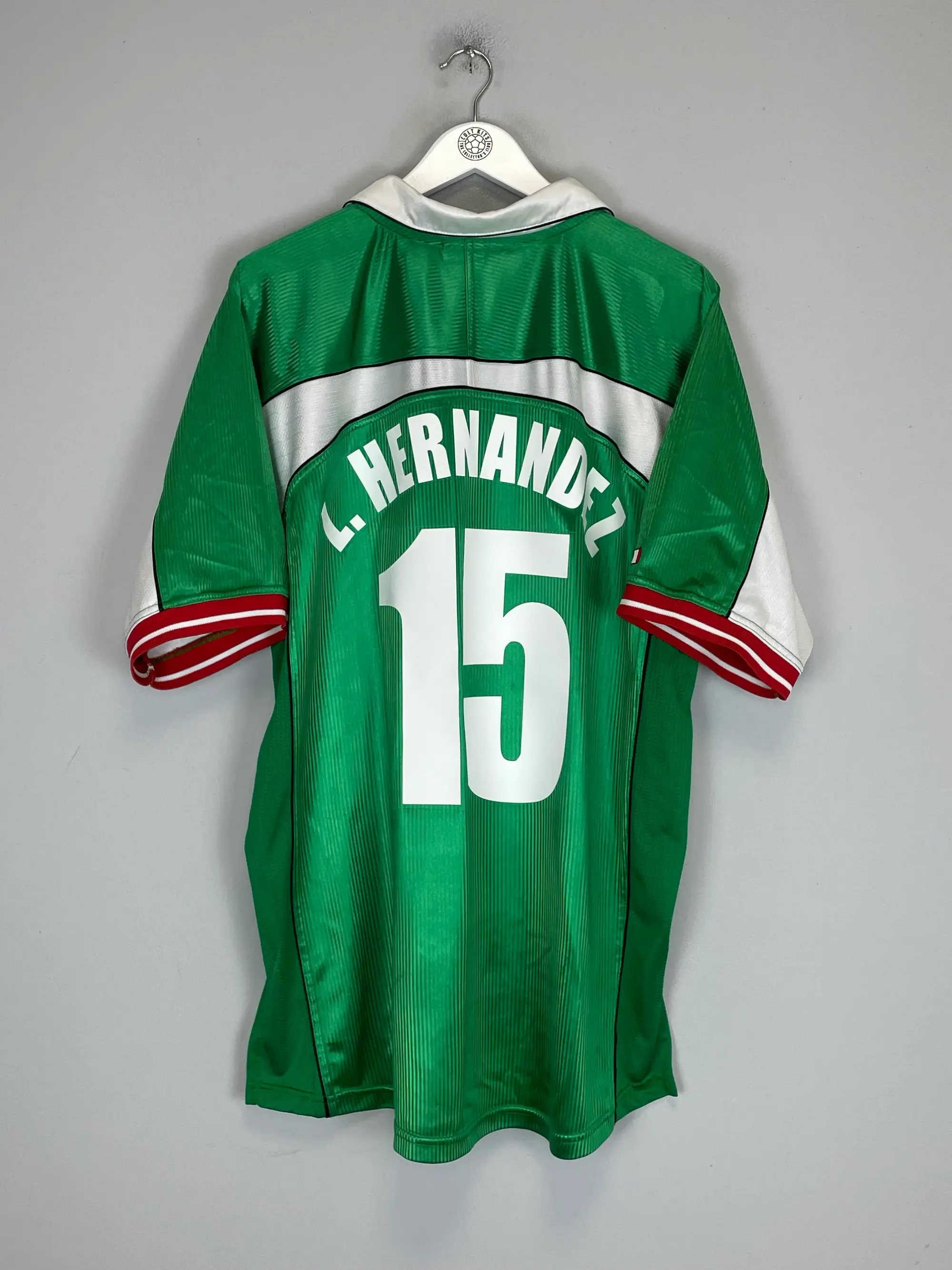 2000/01 MEXICO L.HERNANDEZ #15 HOME SHIRT (XL) ATLETICA - CULT KITS