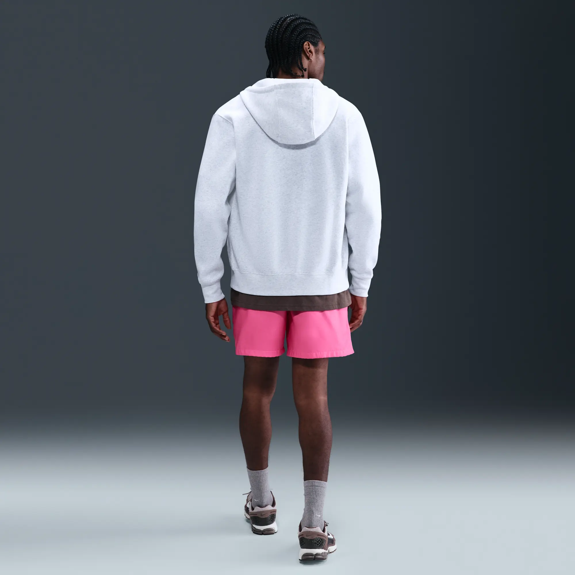 Nike Club Men's Woven Flow Shorts - Pink - Polyester