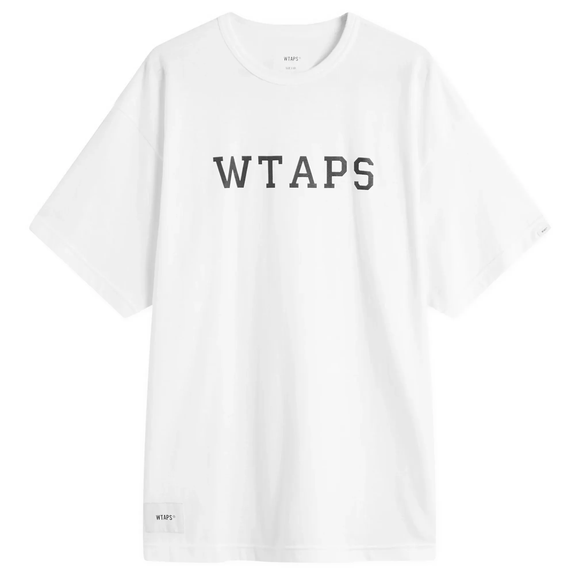 WTAPS Men's Academy Logo T-Shirt White