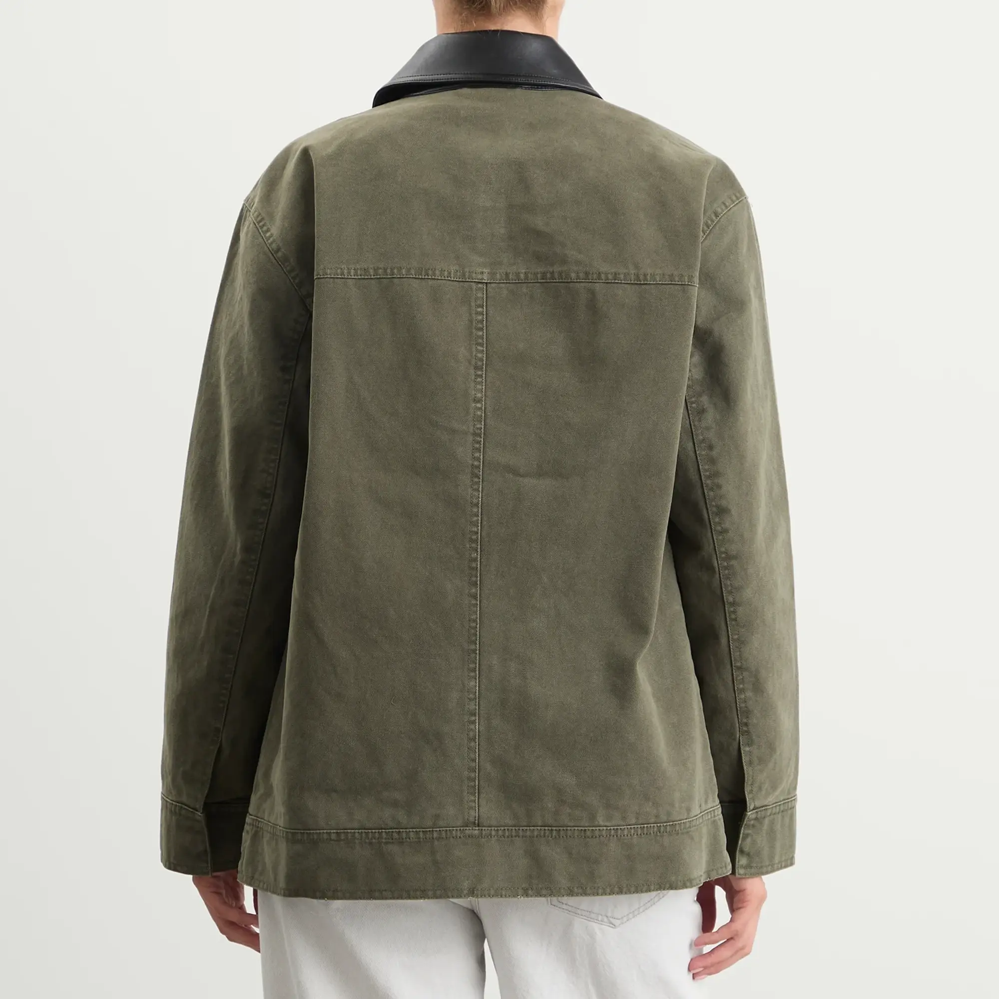 Anine Bing Women's Sean Wax Jacket Army Green
