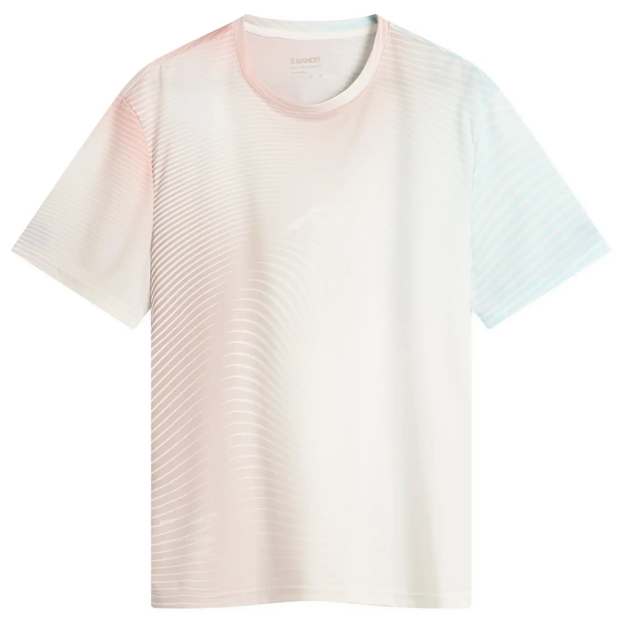 Bandit Men's Drift SS Printed Performance T-Shirt Minty Blue Multi