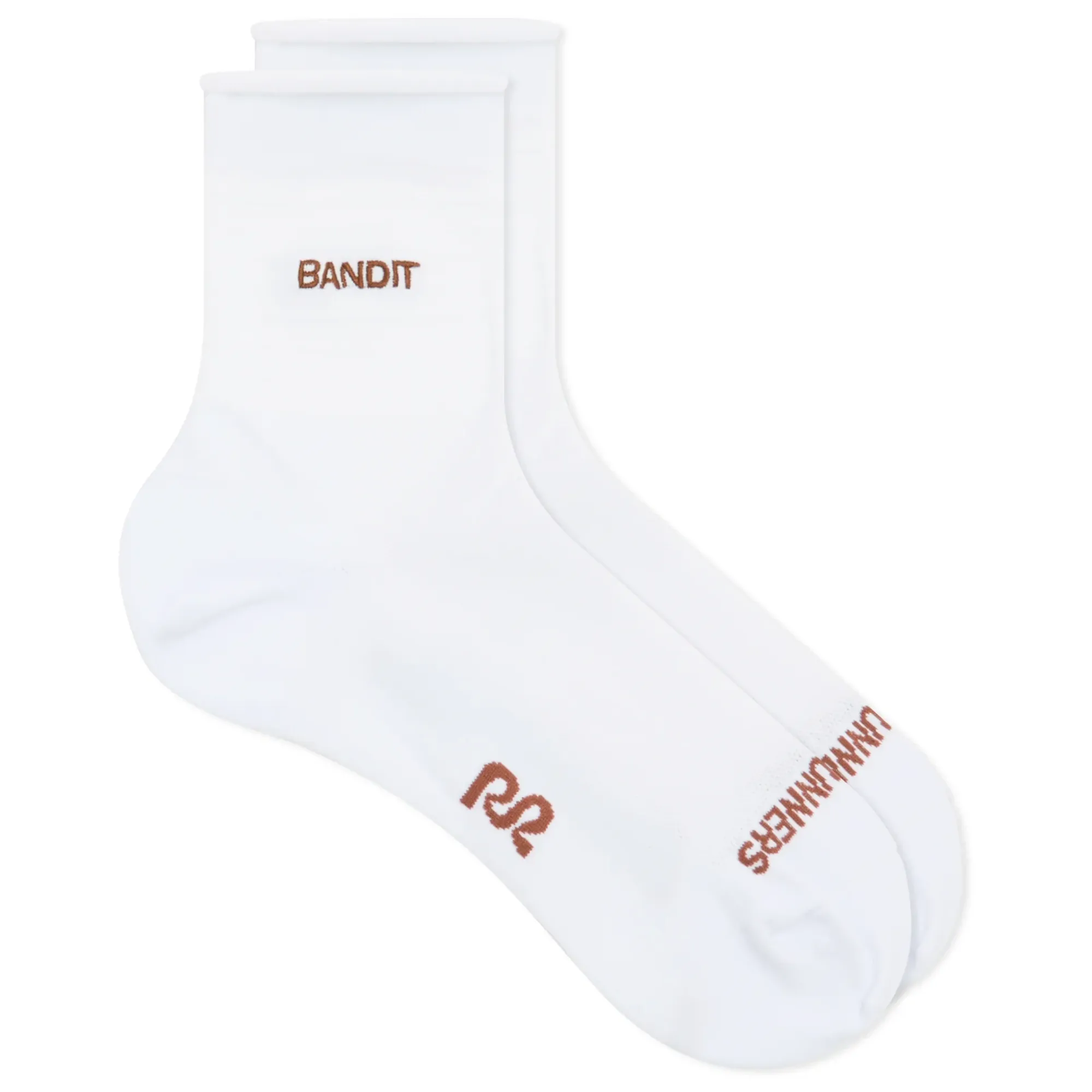 Bandit Men's Grid Literun OG Socks White/Baked Clay