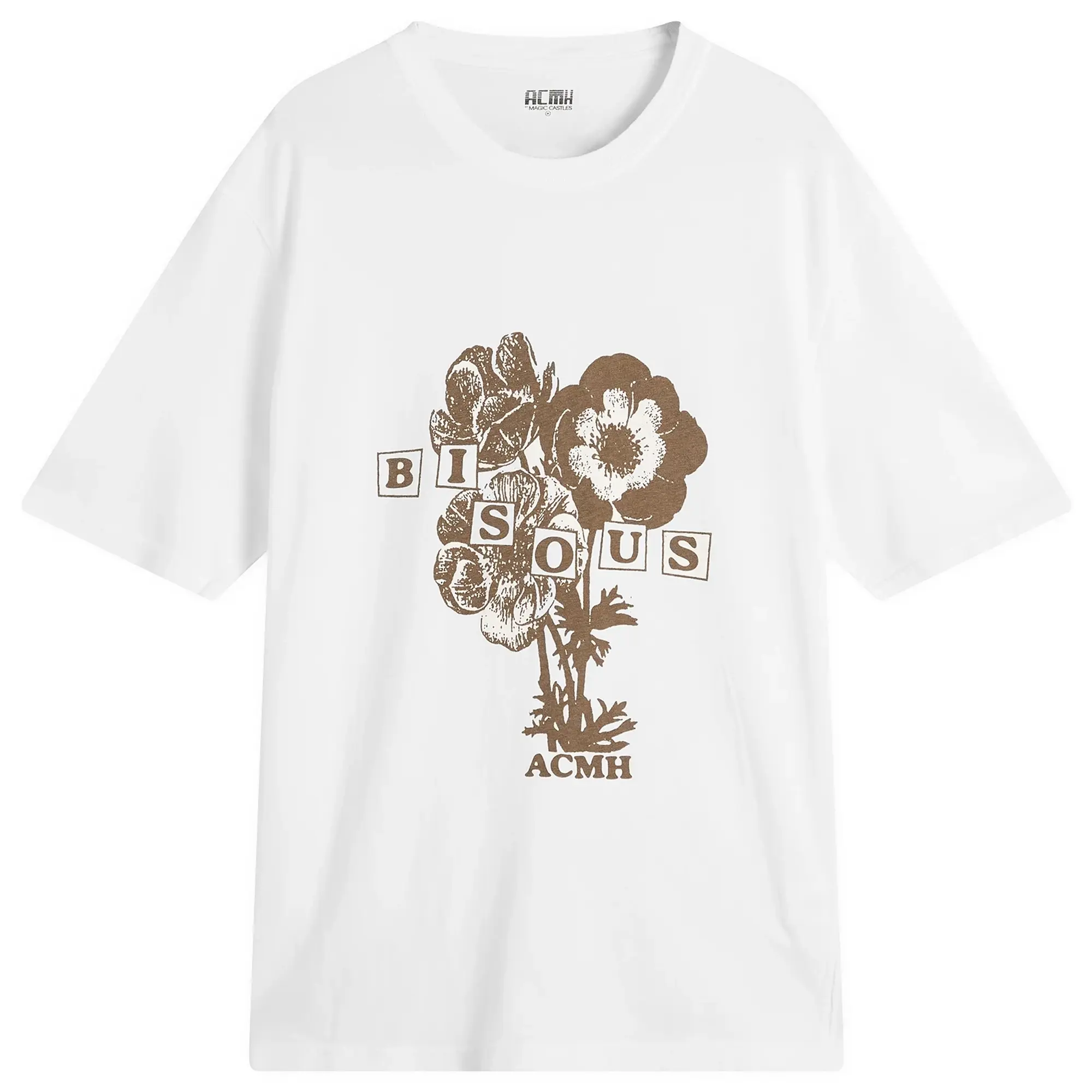 ACMH by Magic Castles Men's Bisous Ss T-Shirt Off White