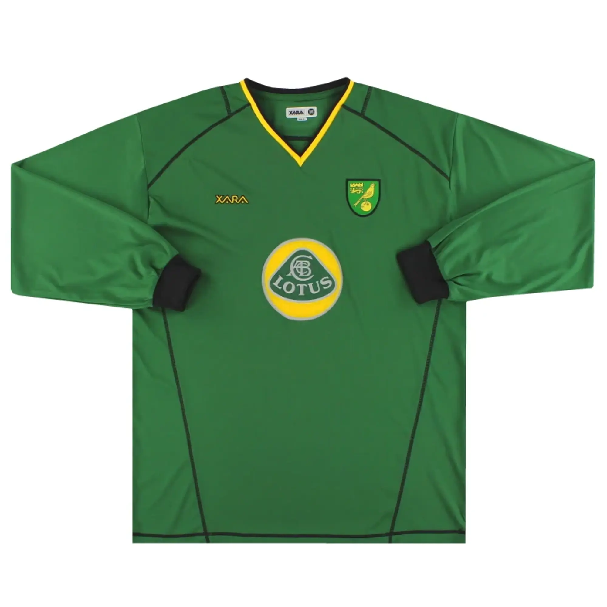 2003-04 Norwich City Away Shirt L/S XL - Norwich City / Excellent 