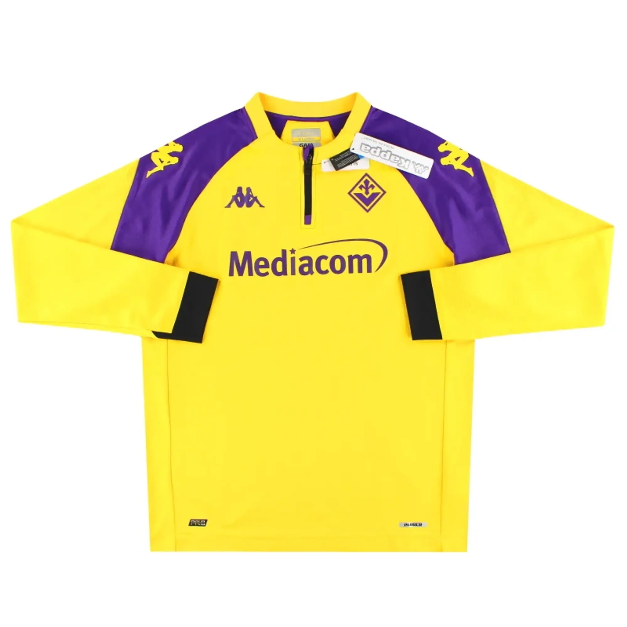 2023-24 Fiorentina Kappa 1/4 Zip Training Top *w/tags* XL - Fiorentina / w/tags 
