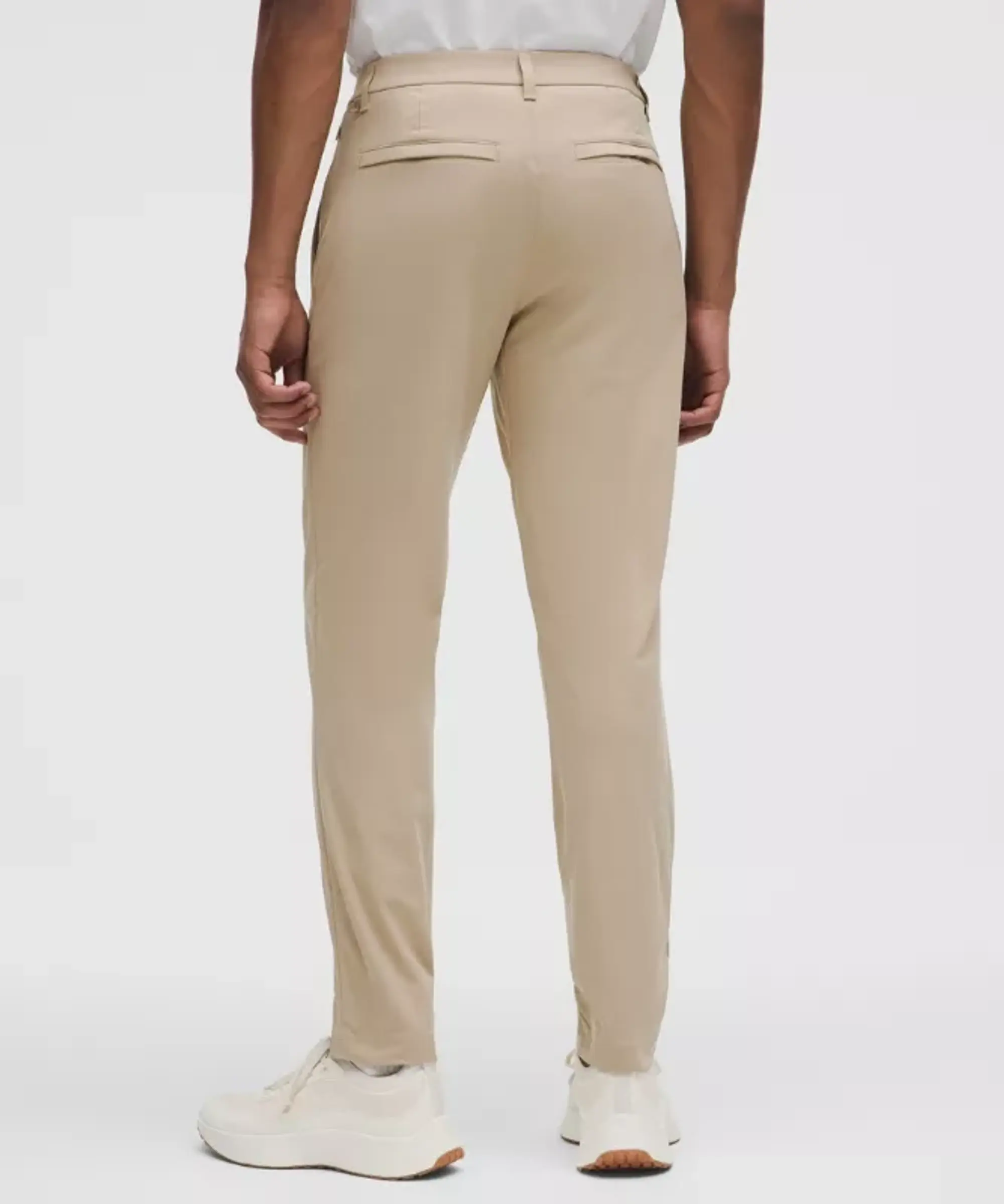 lululemon – Men's ABC Slim-Fit Trousers 32L Warpstreme – Color Khaki – Size 28
