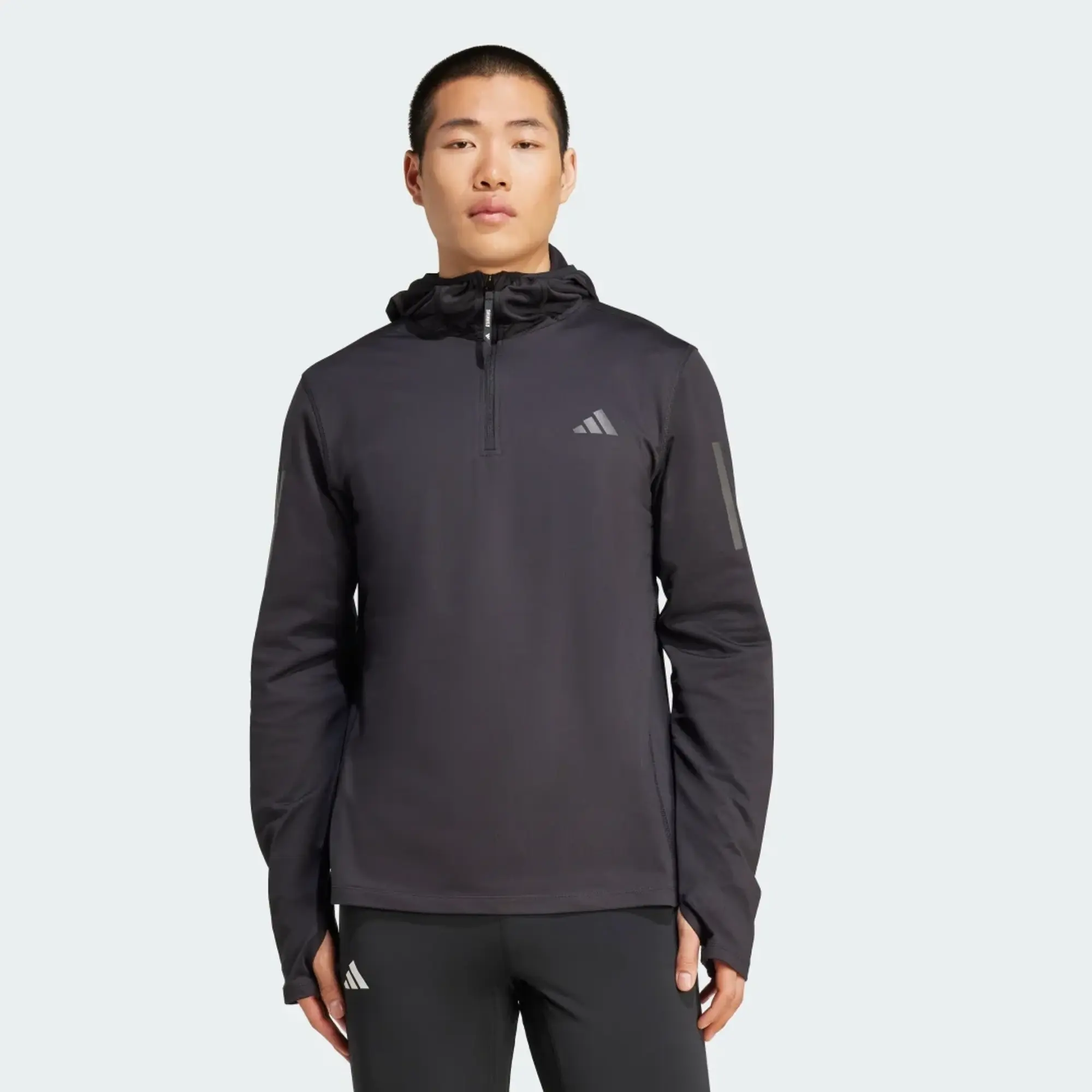 adidas Own The Run Winterized Hooded Half-Zip