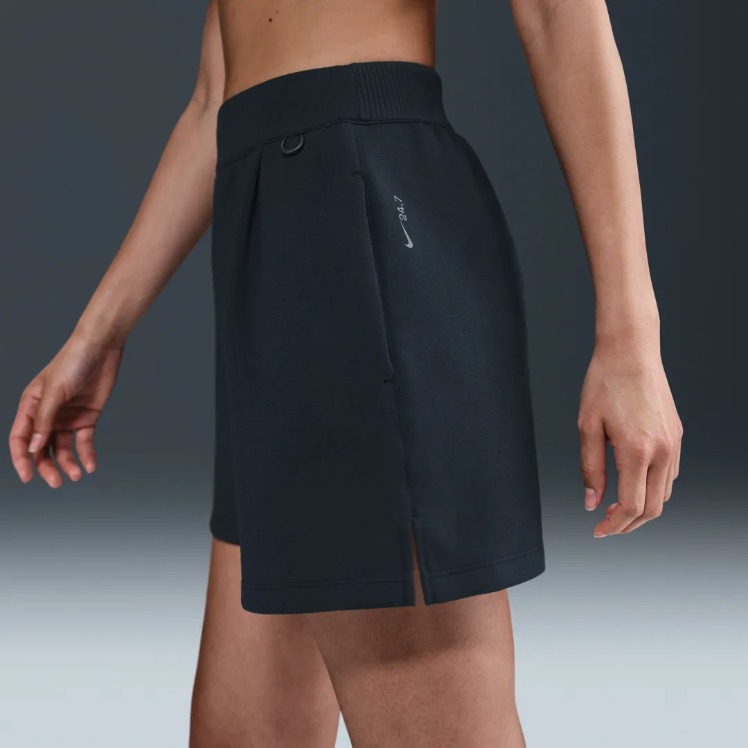 Optstuff オプトスタフCREW SHORTS ブラックM Nike 24.7 ImpossiblySoft Women's Dri-FIT Mid-Rise Loose 10cm
