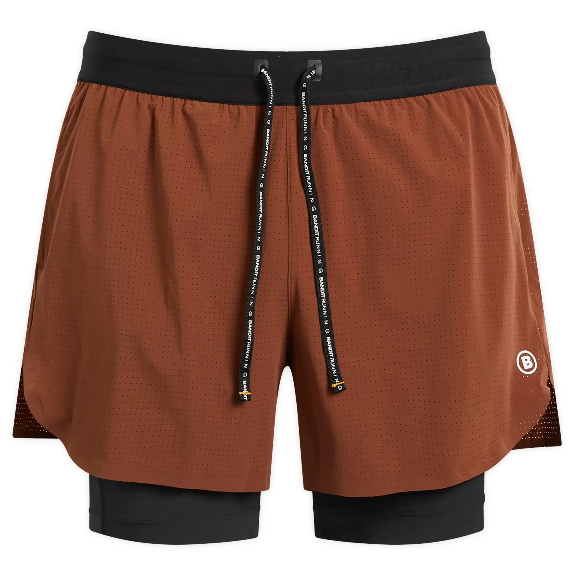 Bandit Men's Vento™ Mens 2-in-1 Short Coffee Bean/Black