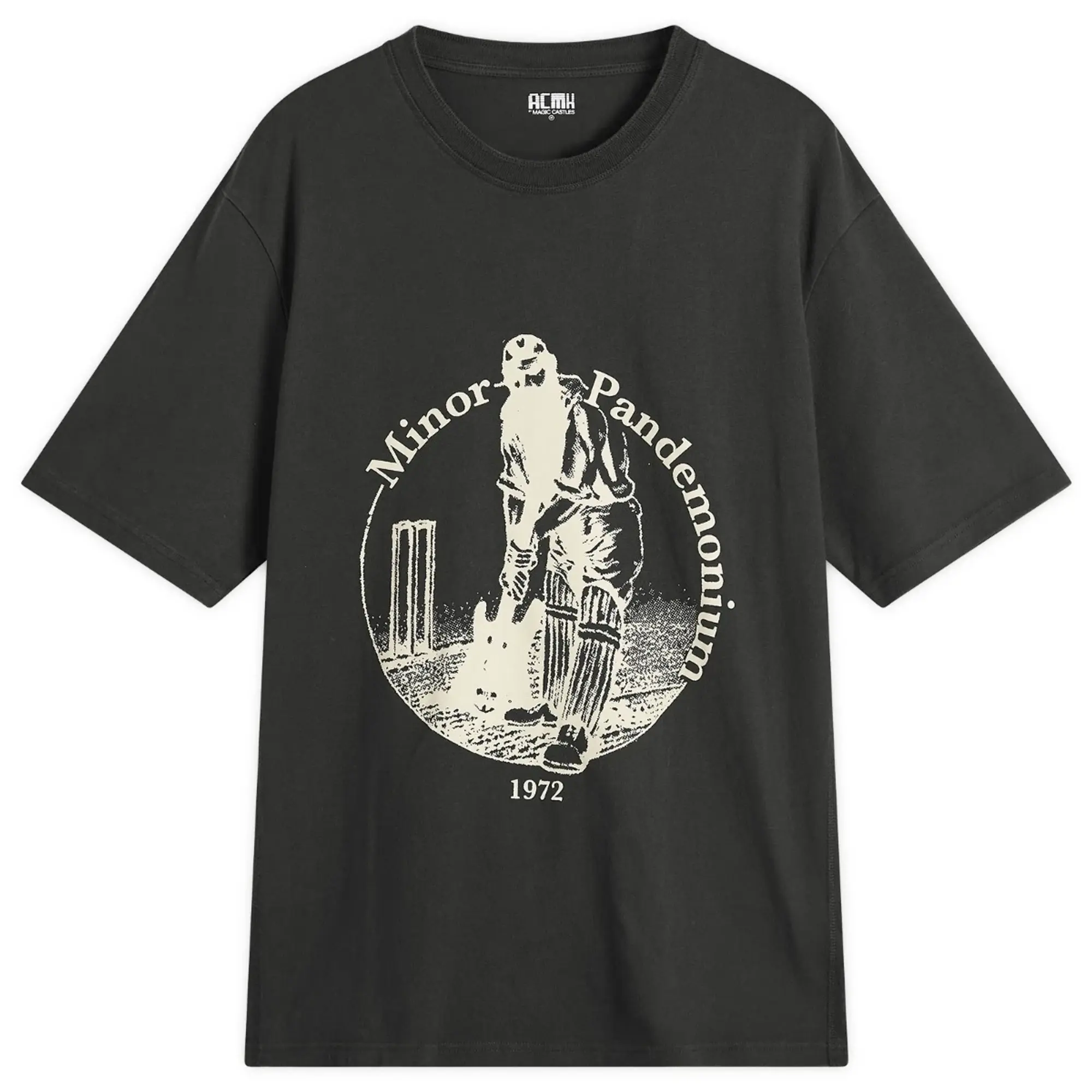 ACMH by Magic Castles Men's Minor Pandemonium World Tour T-Shirt Vintage Black