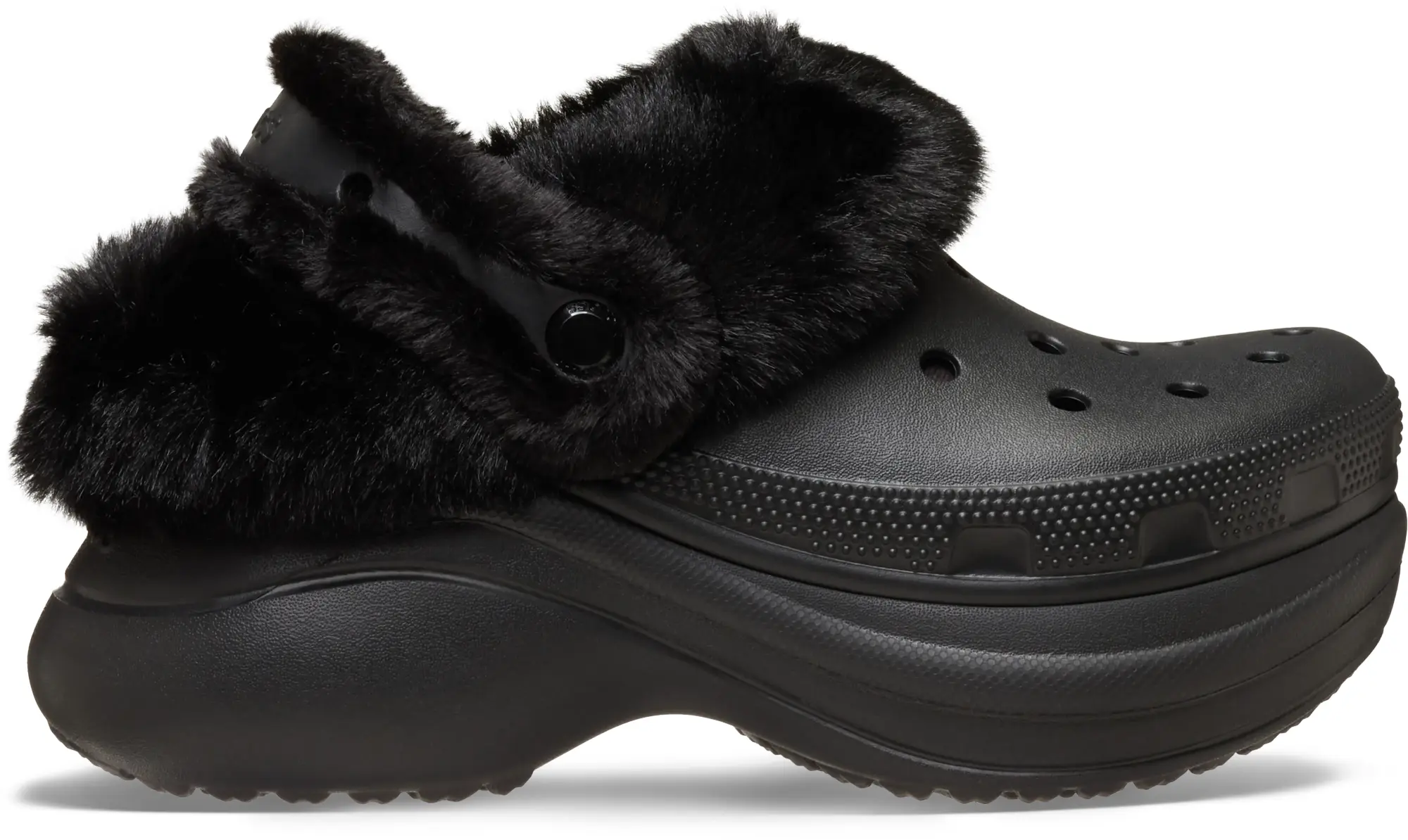 Crocs | Women | Bae Lined | Clogs | Black | 3