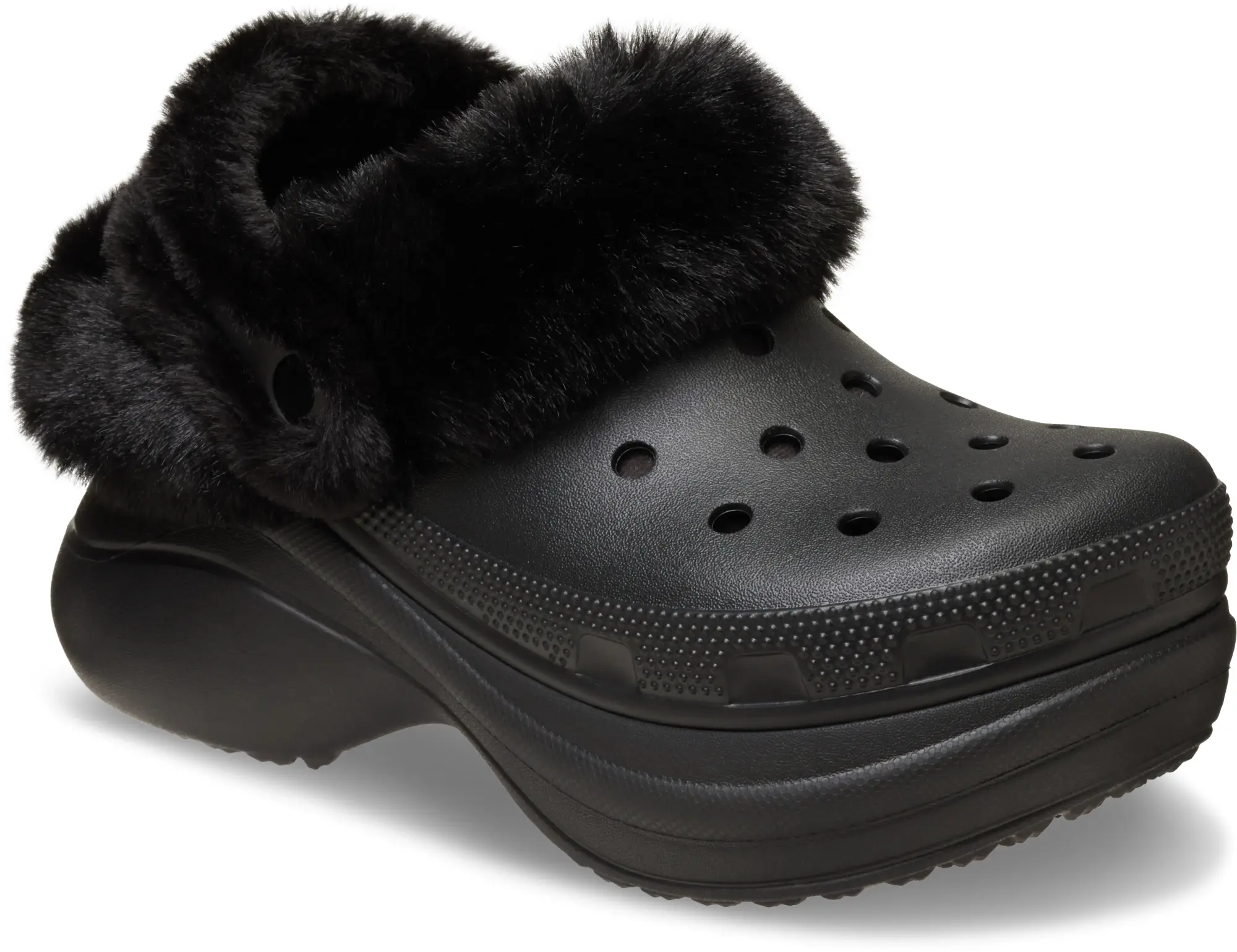 Crocs | Women | Bae Lined | Clogs | Black | 3
