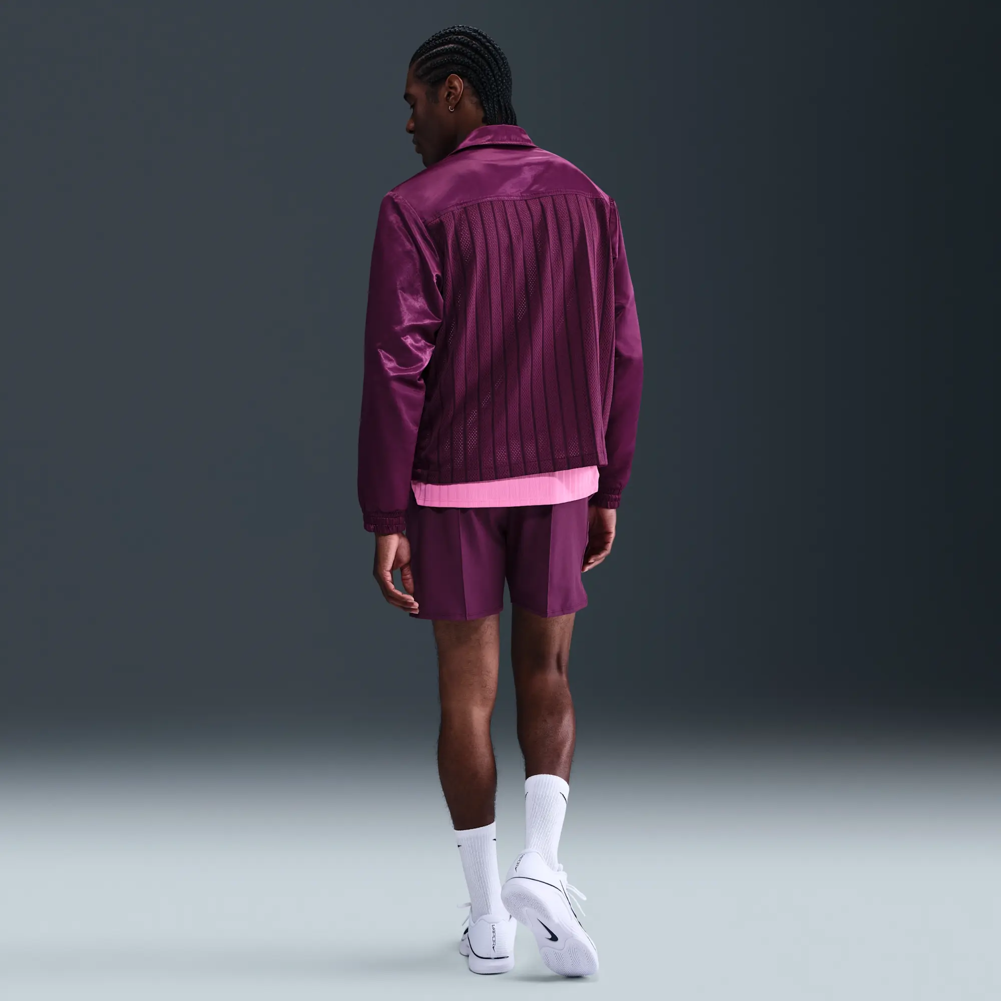 NikeCourt Slam Men's Jacket - Bordeaux - Sustainable Materials