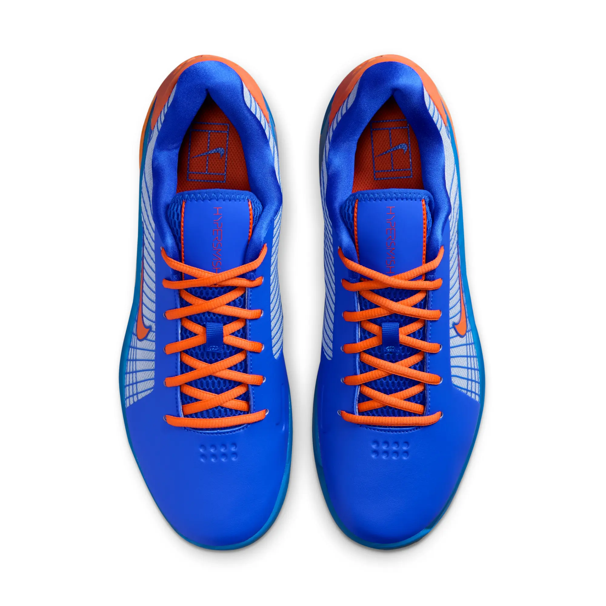 Nike Vapor 12 Hypersmash Men's Hard Court Tennis Shoes - Racer Blue