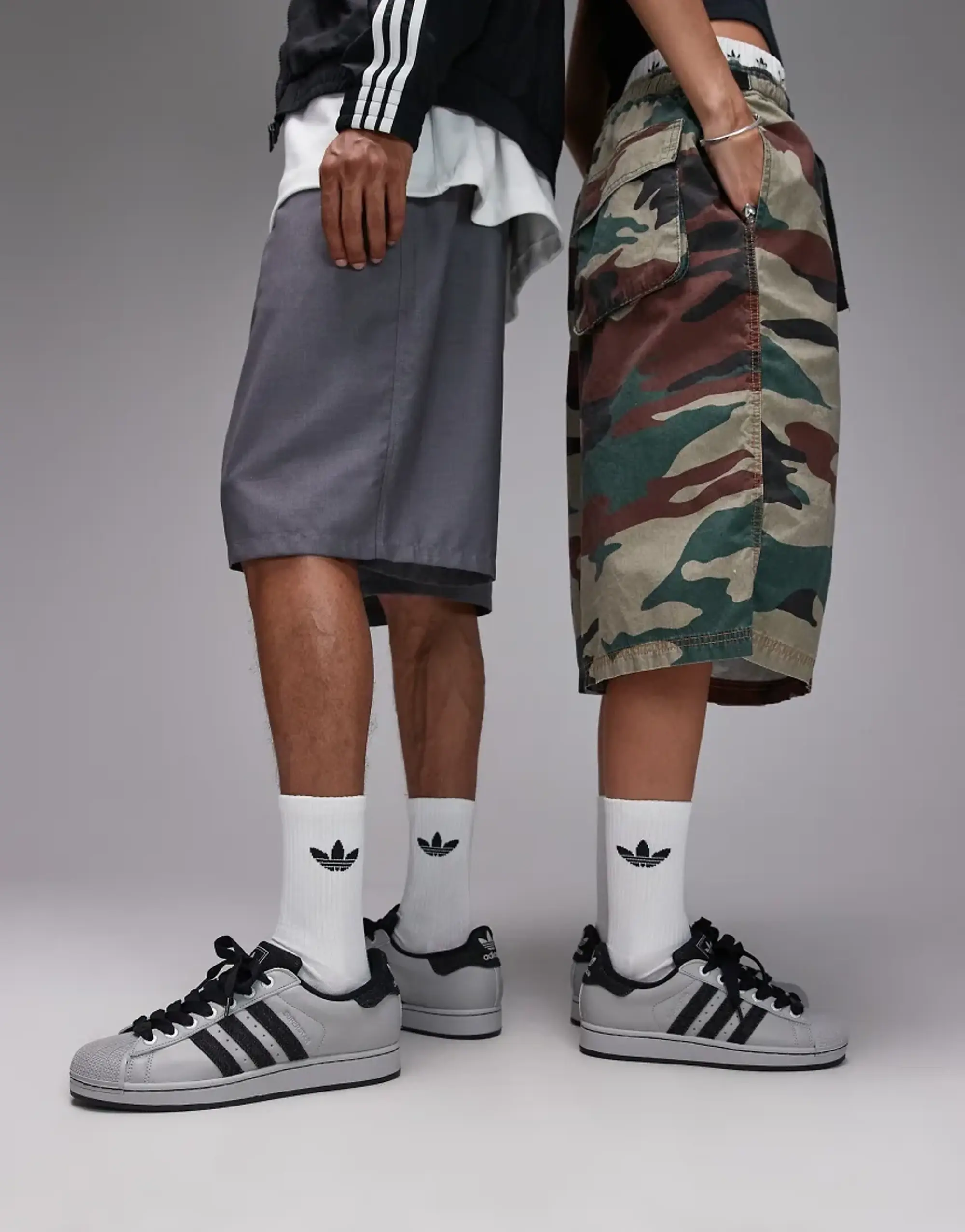 Sneakers Adidas Superstar Ii Grey Two/ Core Black/ Grey Two Eur 44