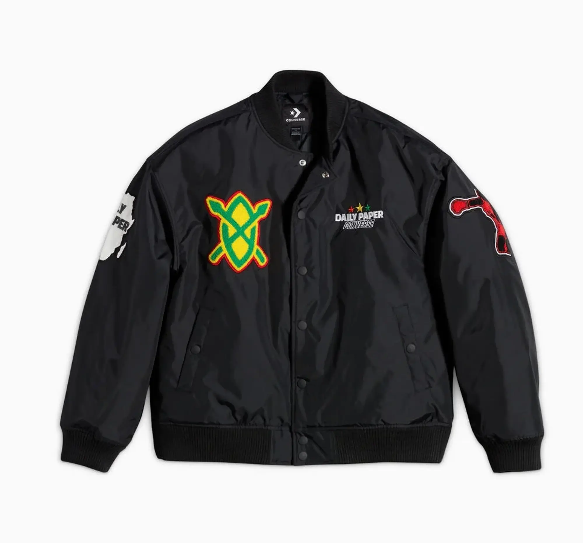 Converse Converse x Daily Paper Stadium Jacket - Black