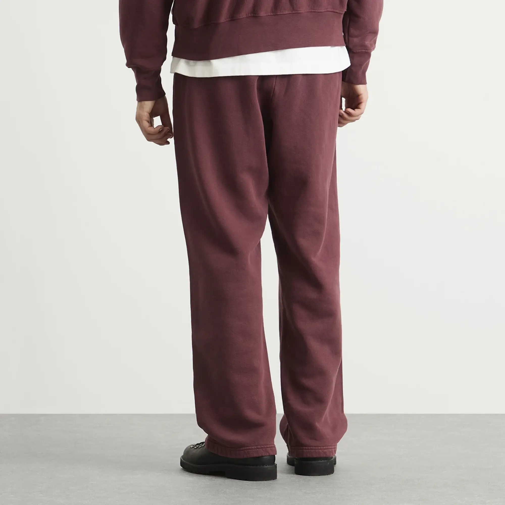 Les Tien Men's Heavyweight Classic Pant Washed Red Mahogany