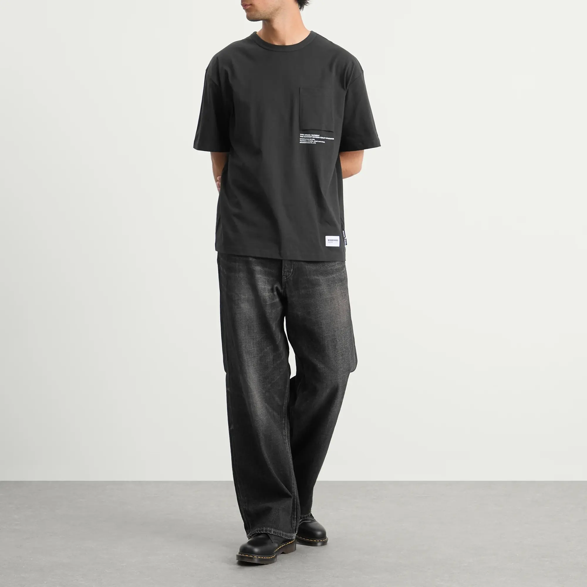 Neighborhood Men's Sheltech Pocket T-Shirt Black