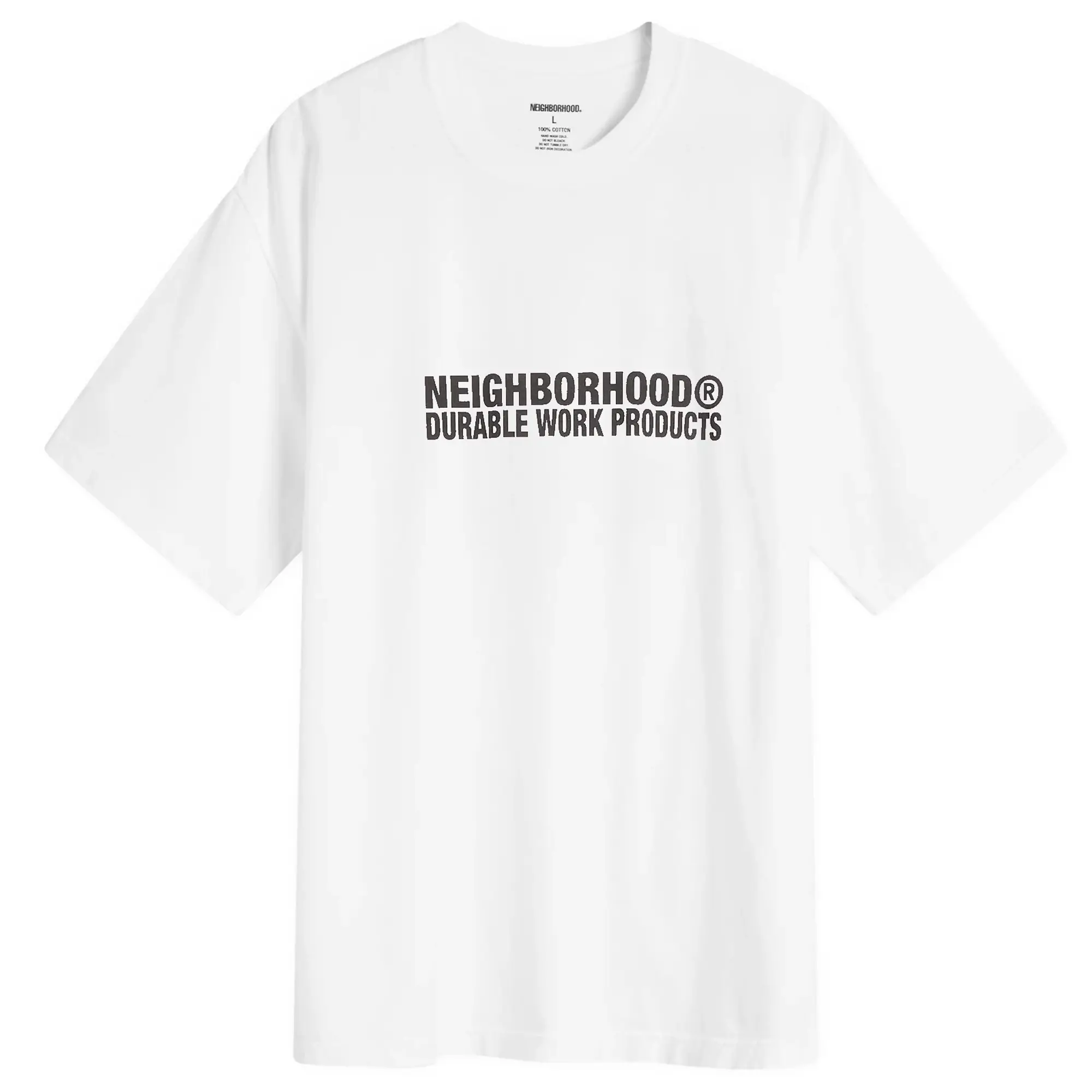 Neighborhood Men's Sheltech Logo T-Shirt White
