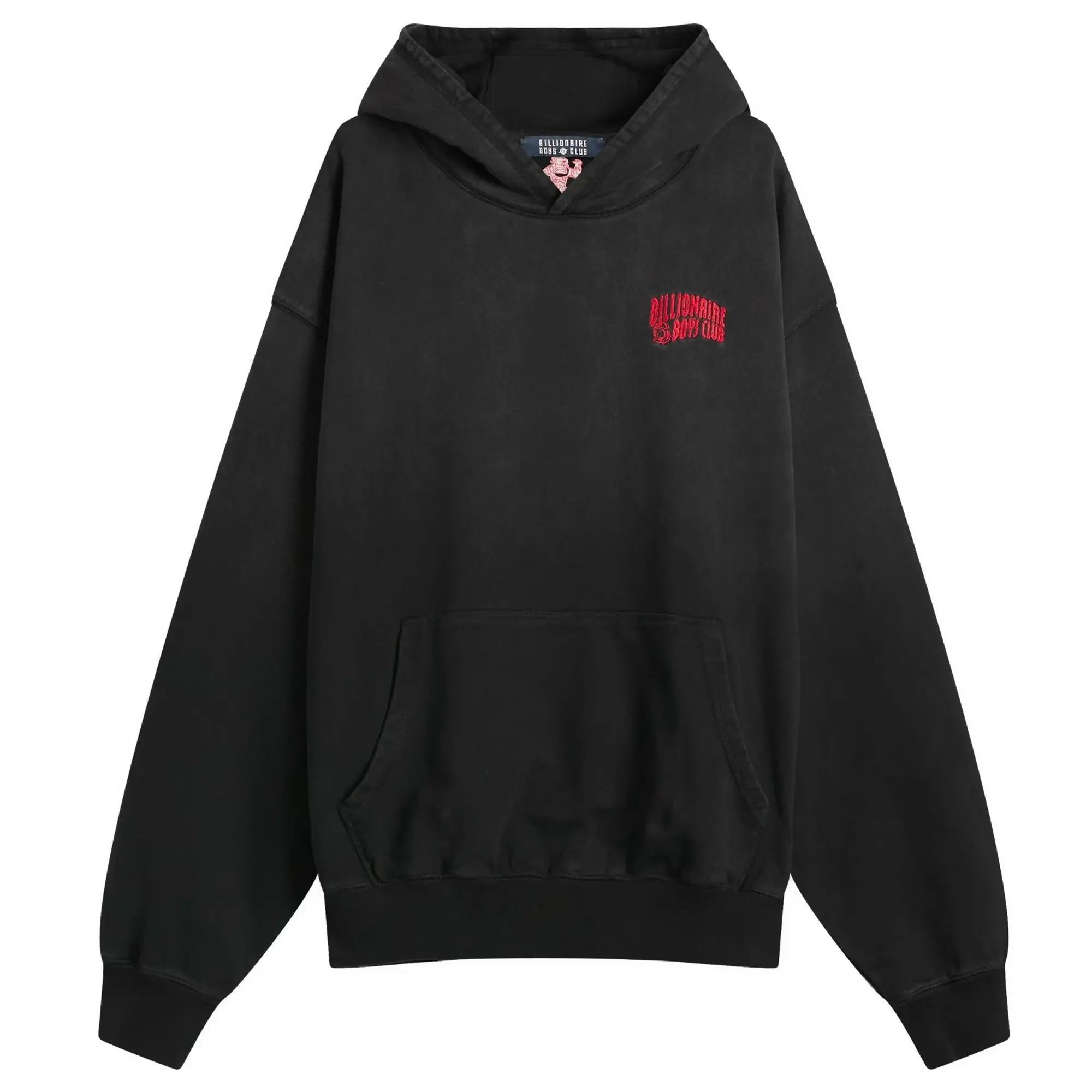 Billionaire Boys Club Men's Small Arch Logo Oversized Hoodie Washed Black