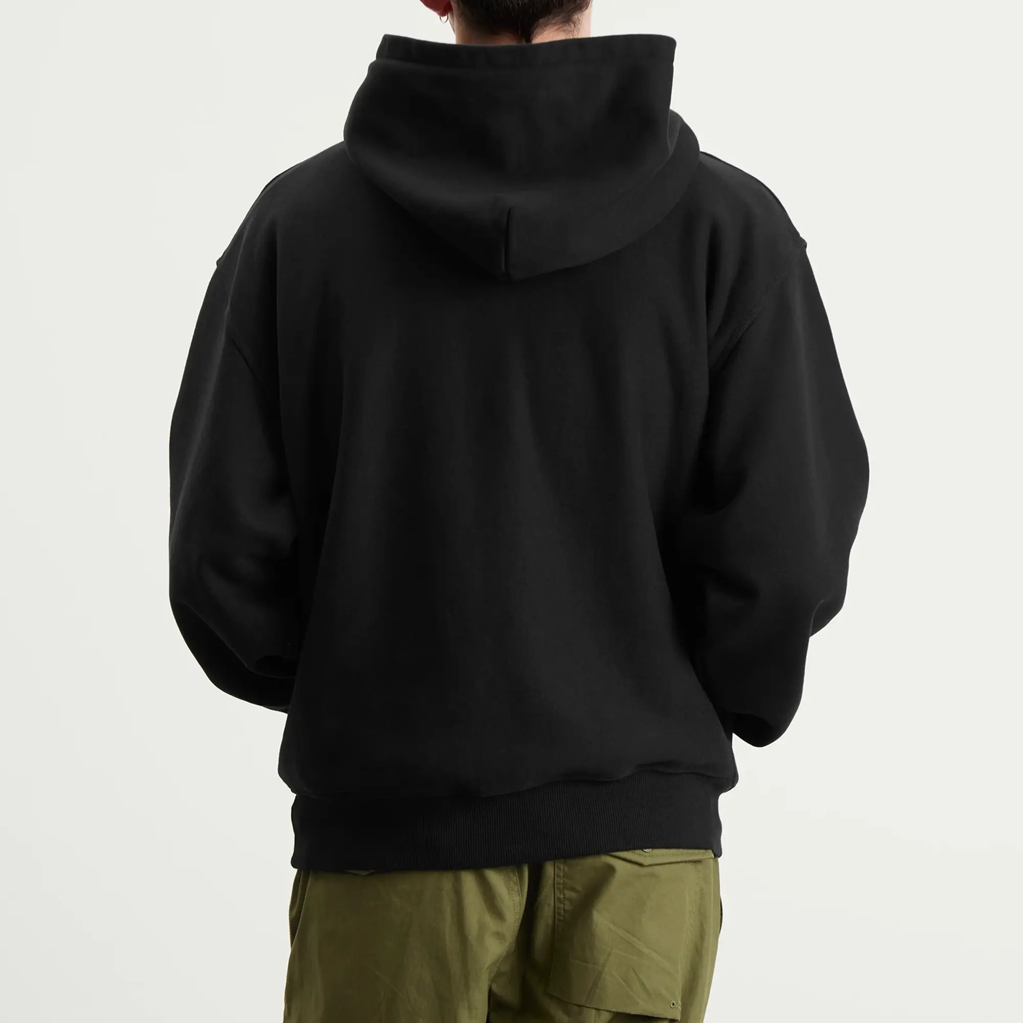 Brain Dead Men's Logo Head Hoodie Black