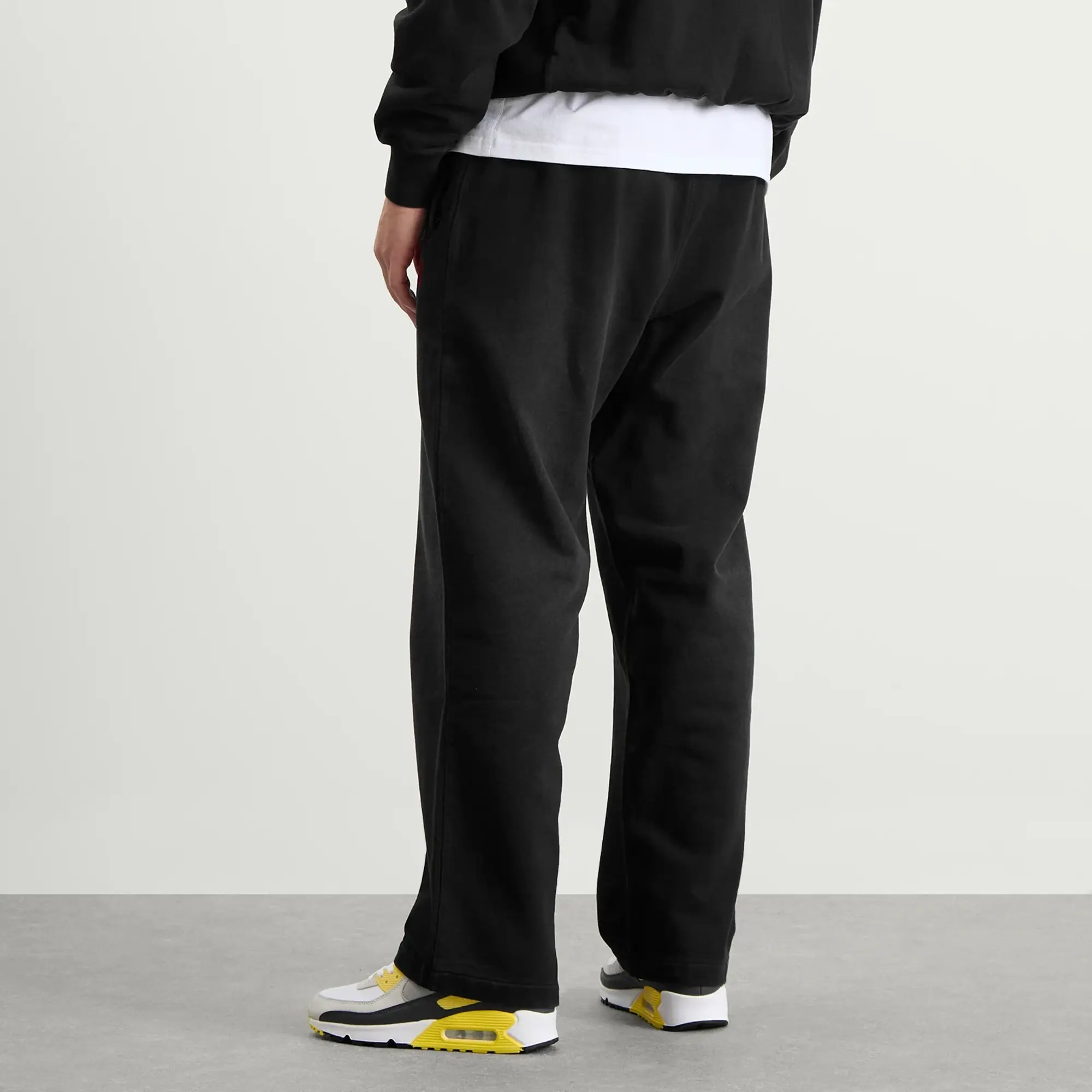 Billionaire Boys Club Men's Oversized Arch Logo Sweatpants Washed Black
