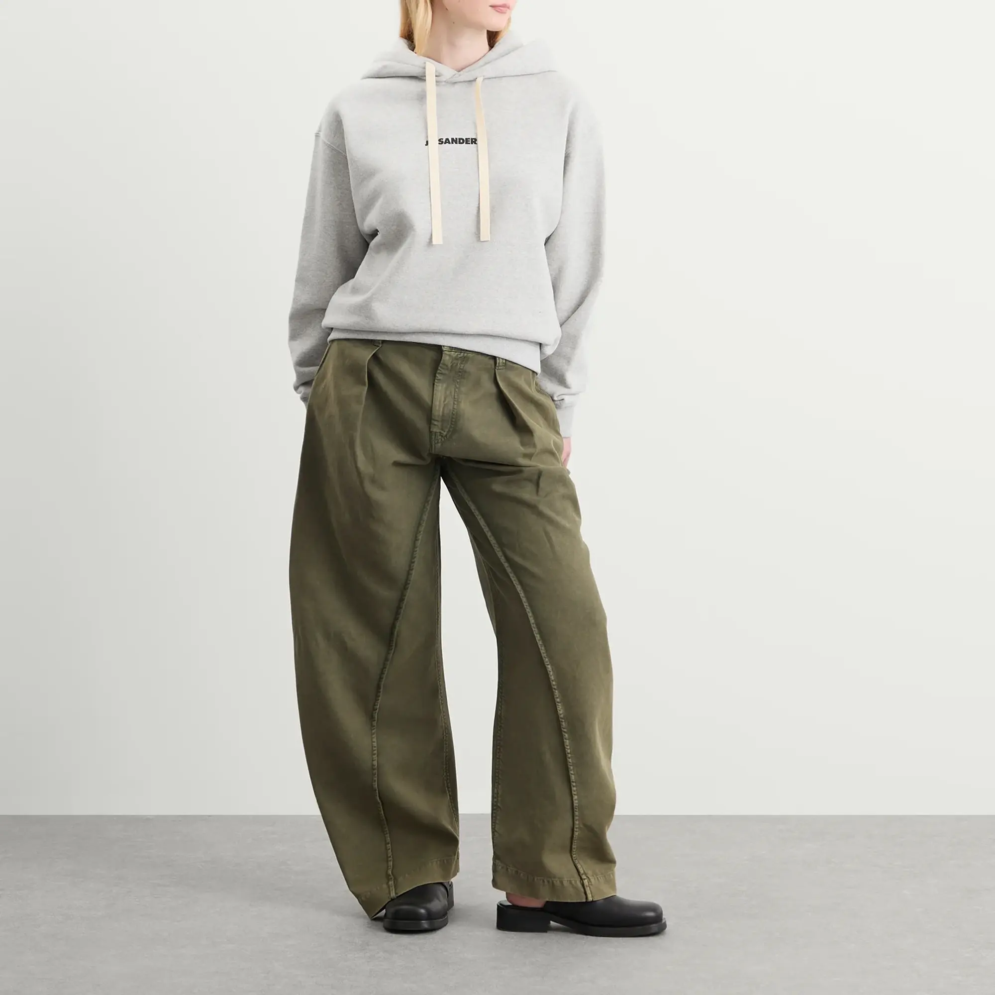 Jil Sander Women's Hoodie Grey