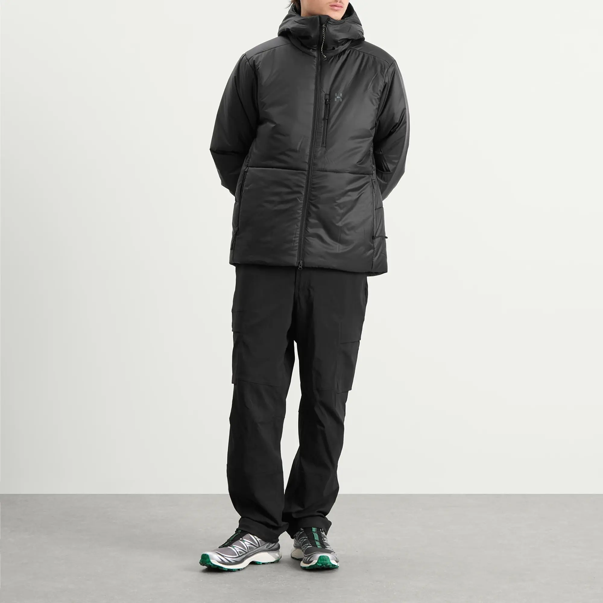 Haglöfs Men's Breeze Mimic Insulated Hooded Jacket True Black