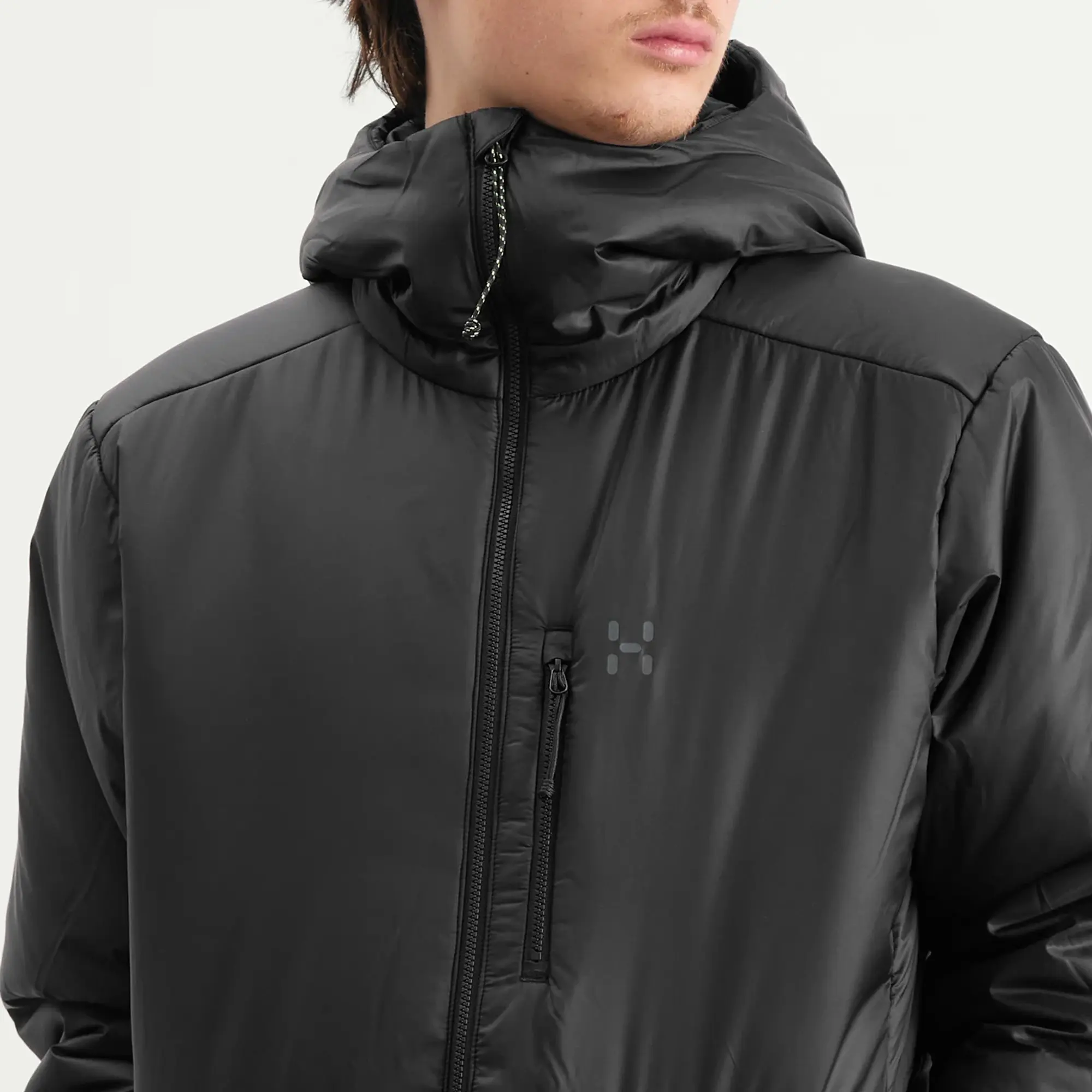 Haglöfs Men's Breeze Mimic Insulated Hooded Jacket True Black
