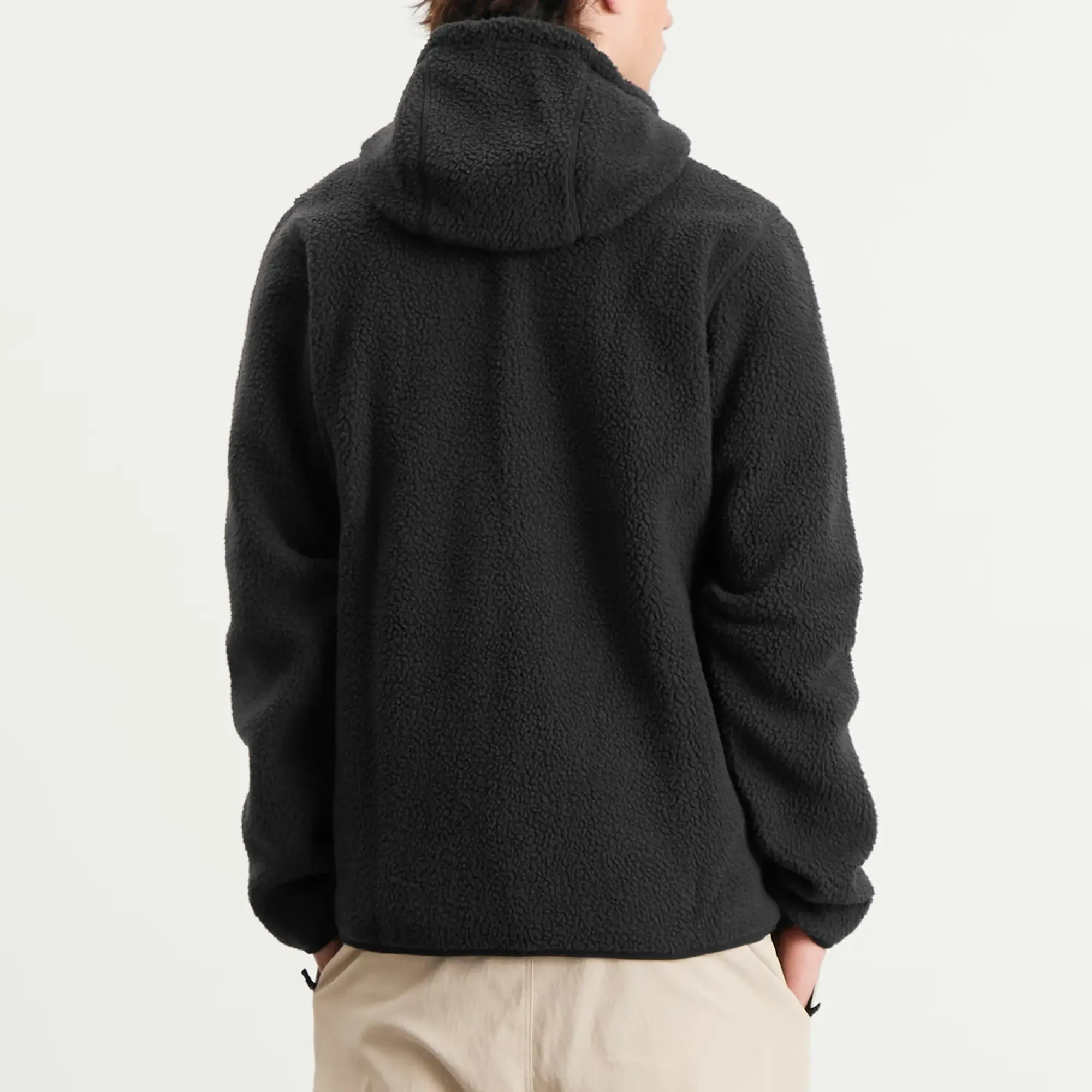 Haglöfs Men's Funäs Pile Fleece Hooded Jacket True Black