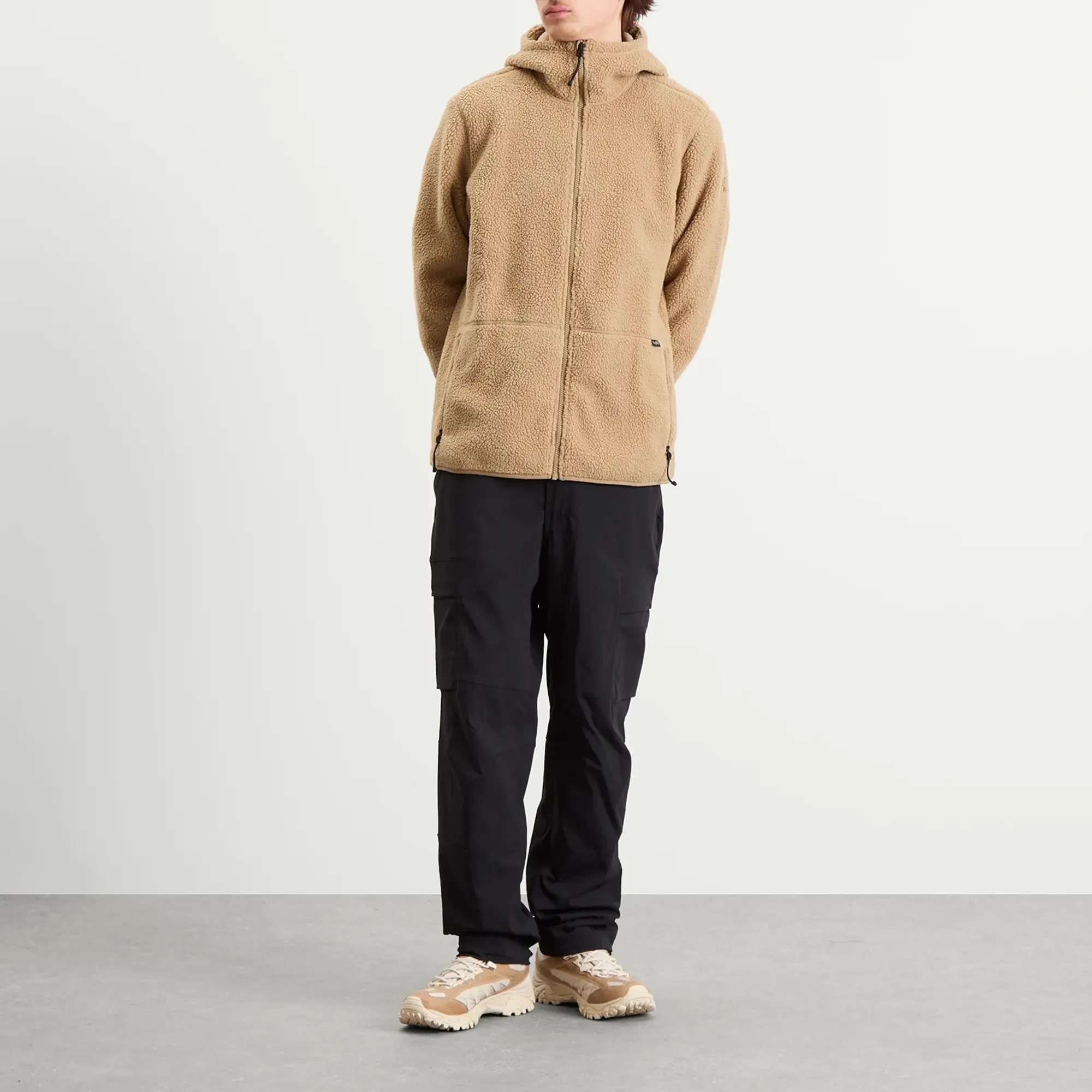 Haglöfs Men's Funäs Pile Fleece Hooded Jacket Oak Brown