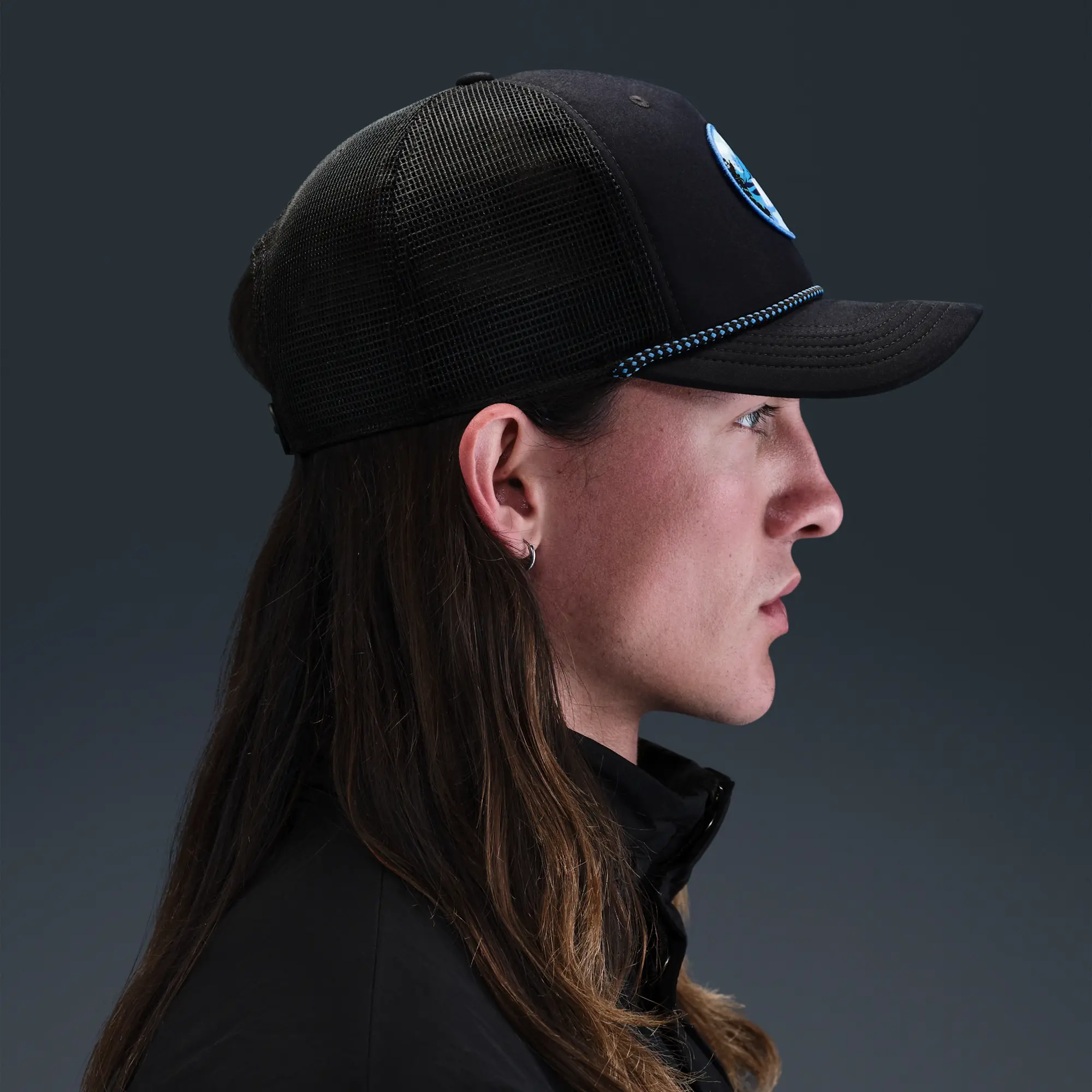 Nike Rise Structured Outdoor Trucker Cap - Black - Polyester