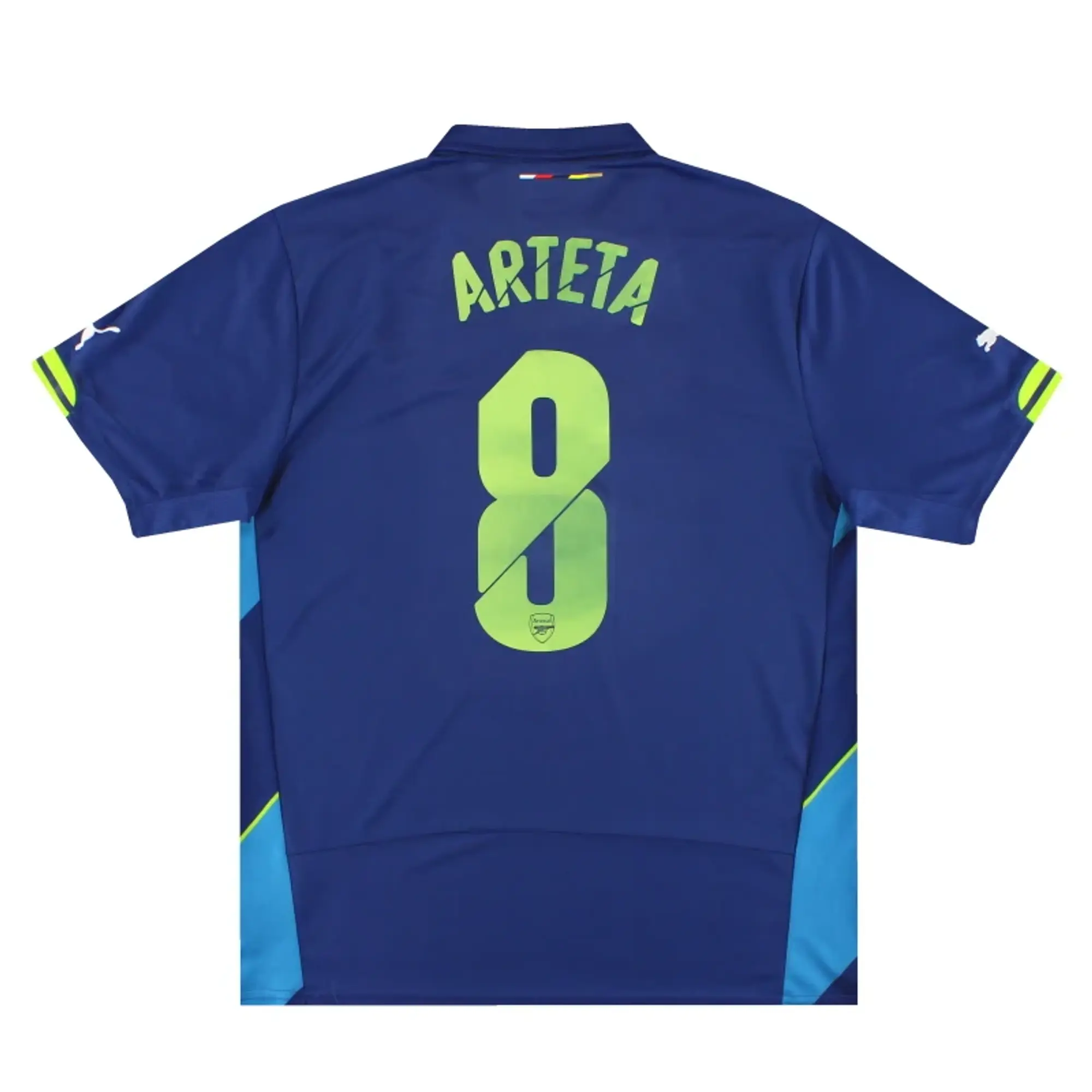 2014-15 Arsenal Puma Third Shirt Arteta #8 L - Arsenal / Excellent 