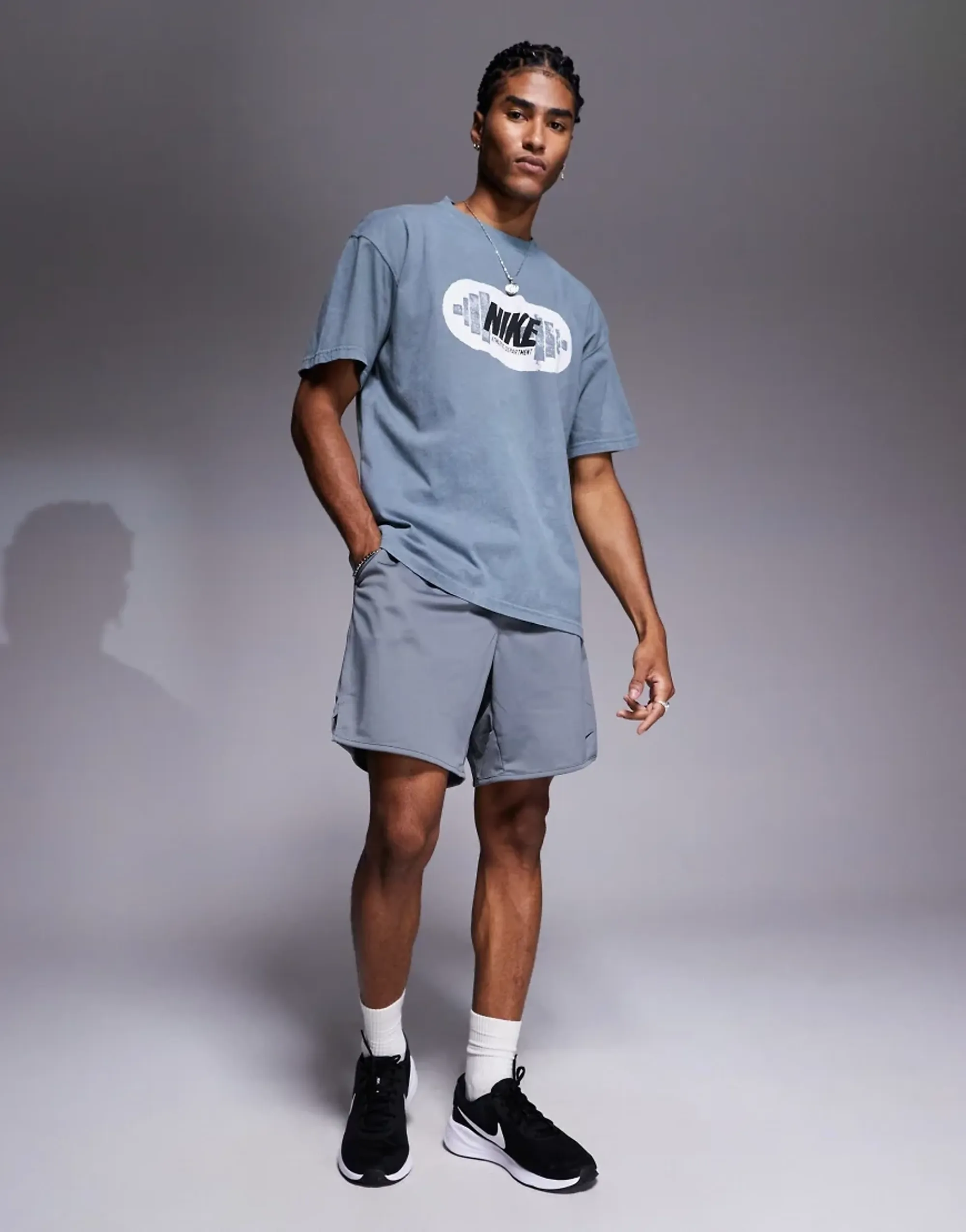 Nike Training M90 Graphic T-Shirt In Grey