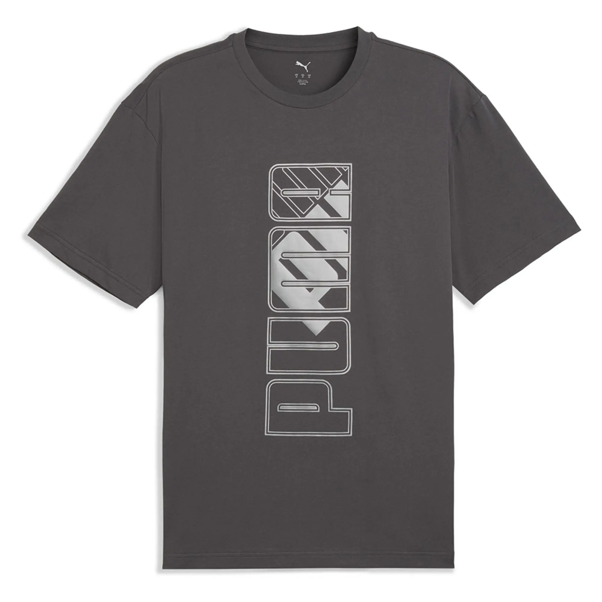 Puma Maximal Metallic Relaxed Fit Short Sleeve T-shirt