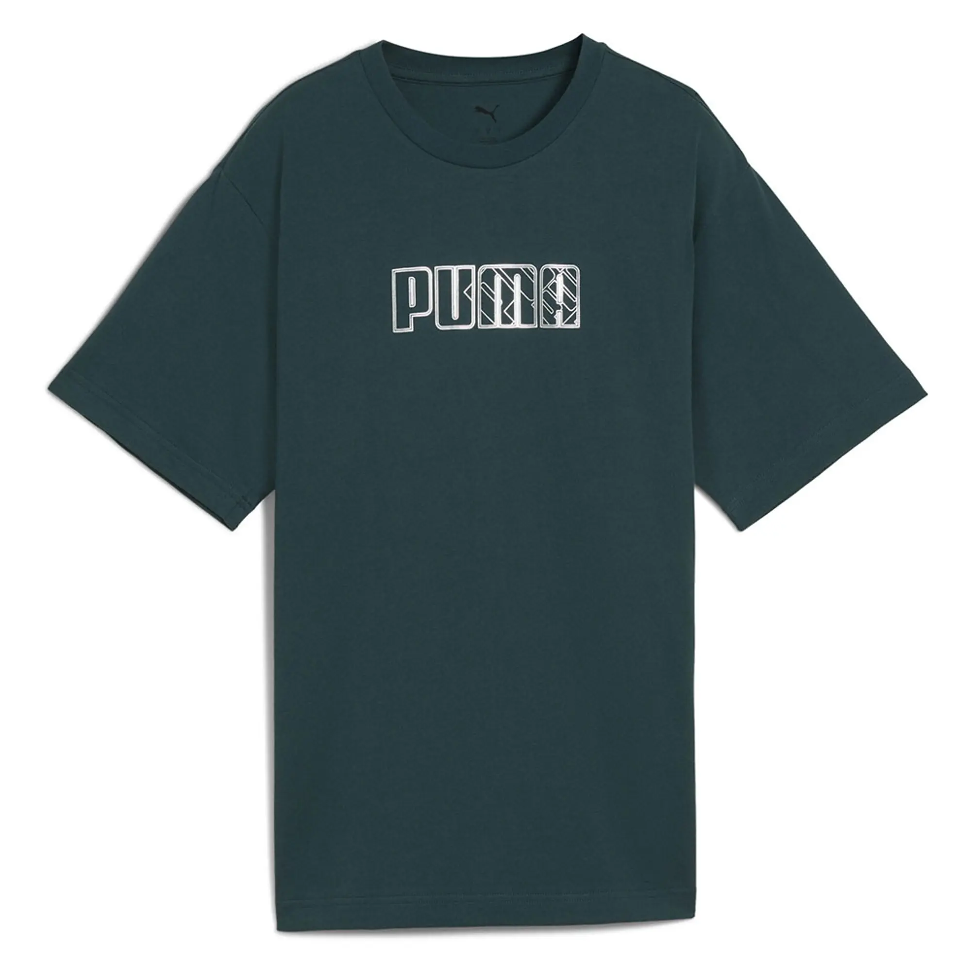Puma Maximal Metallic Relaxed Fit Short Sleeve T-shirt