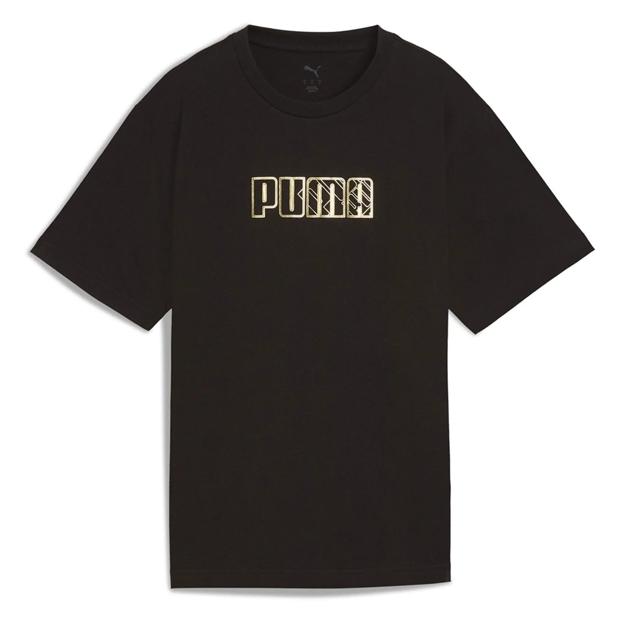 Puma Maximal Metallic Relaxed Fit Short Sleeve T-shirt