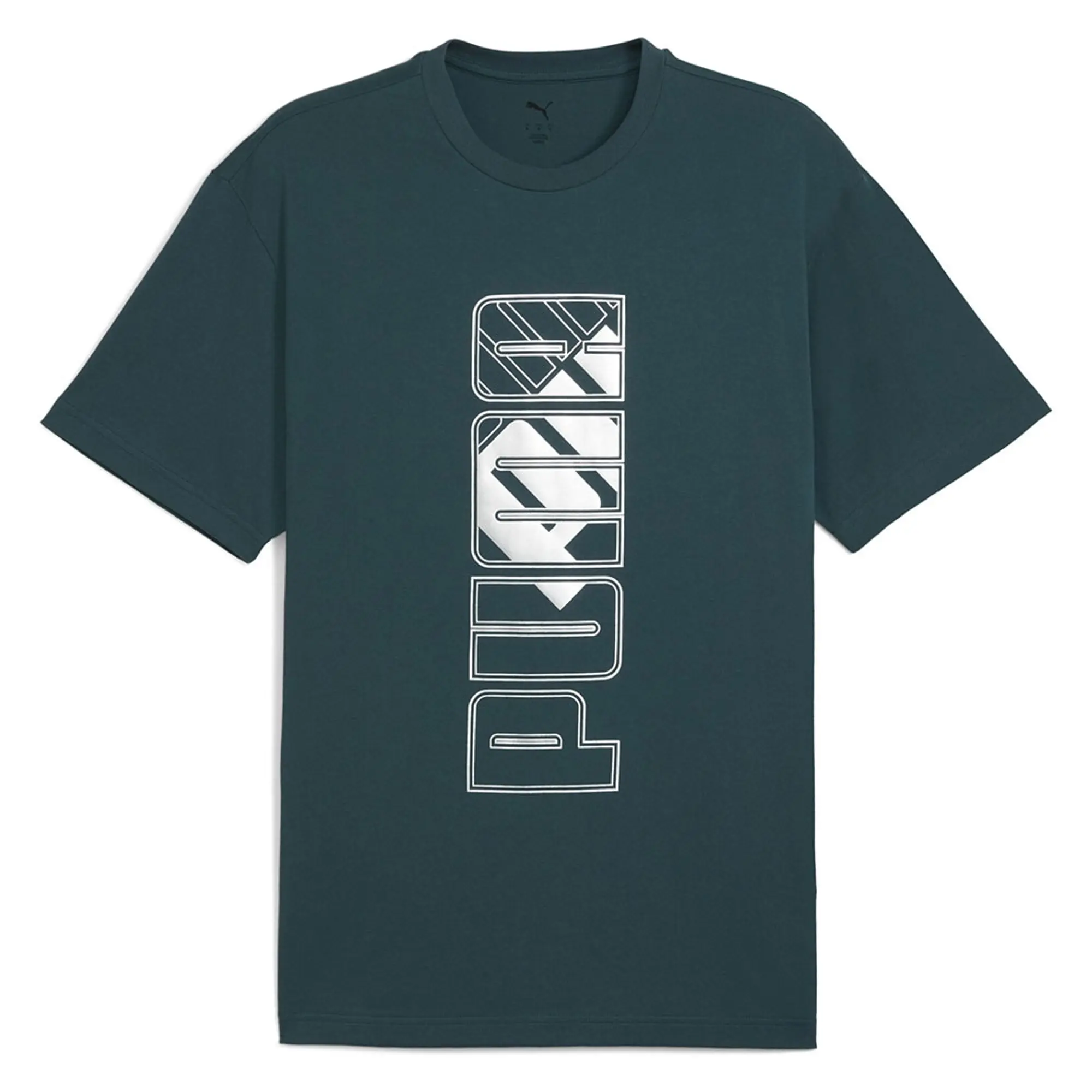 Puma Maximal Metallic Relaxed Fit Short Sleeve T-shirt